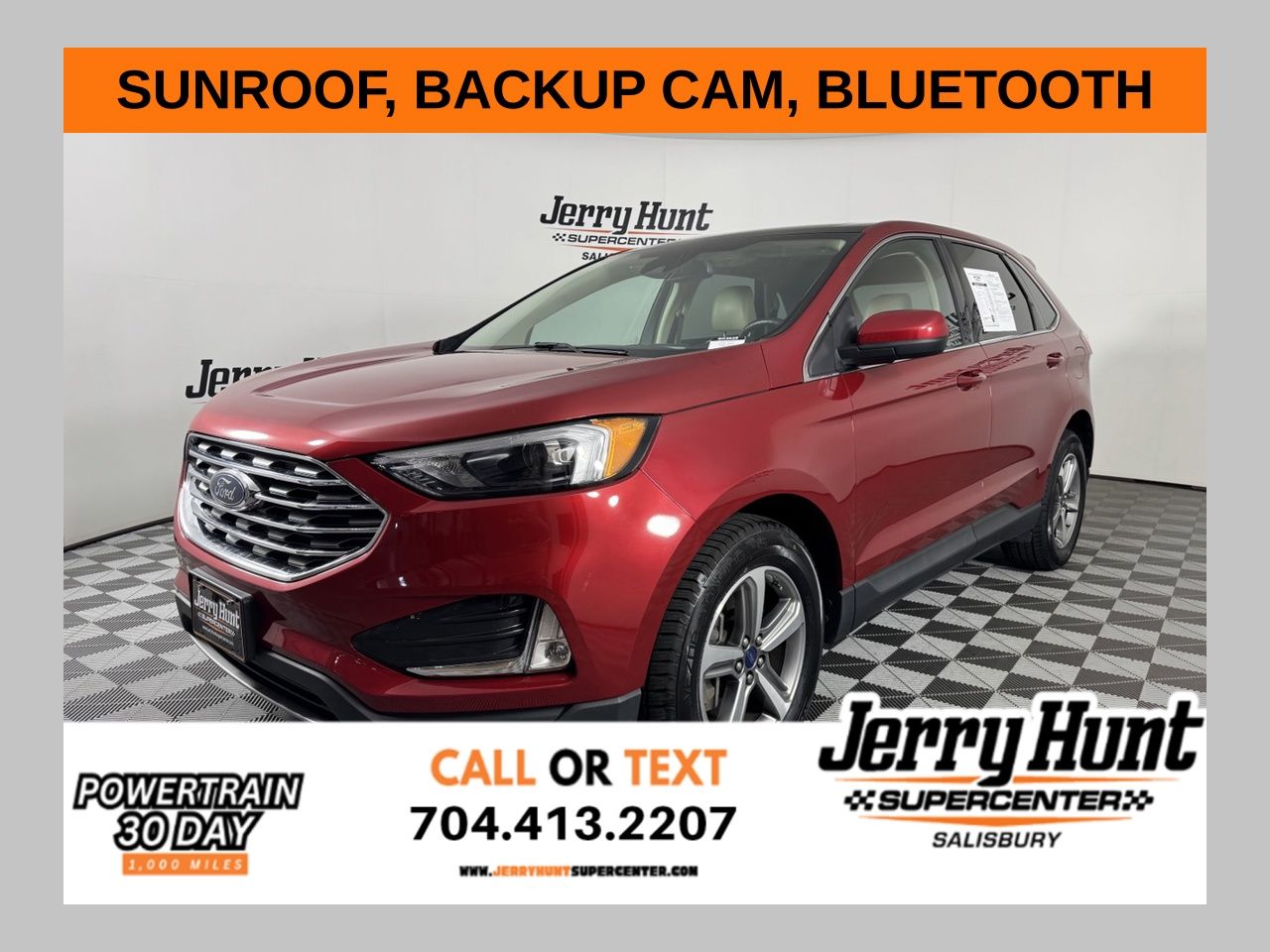Red Metallic 2022 Ford Edge SUV / Crossover All-Wheel Drive 8-Speed Automatic