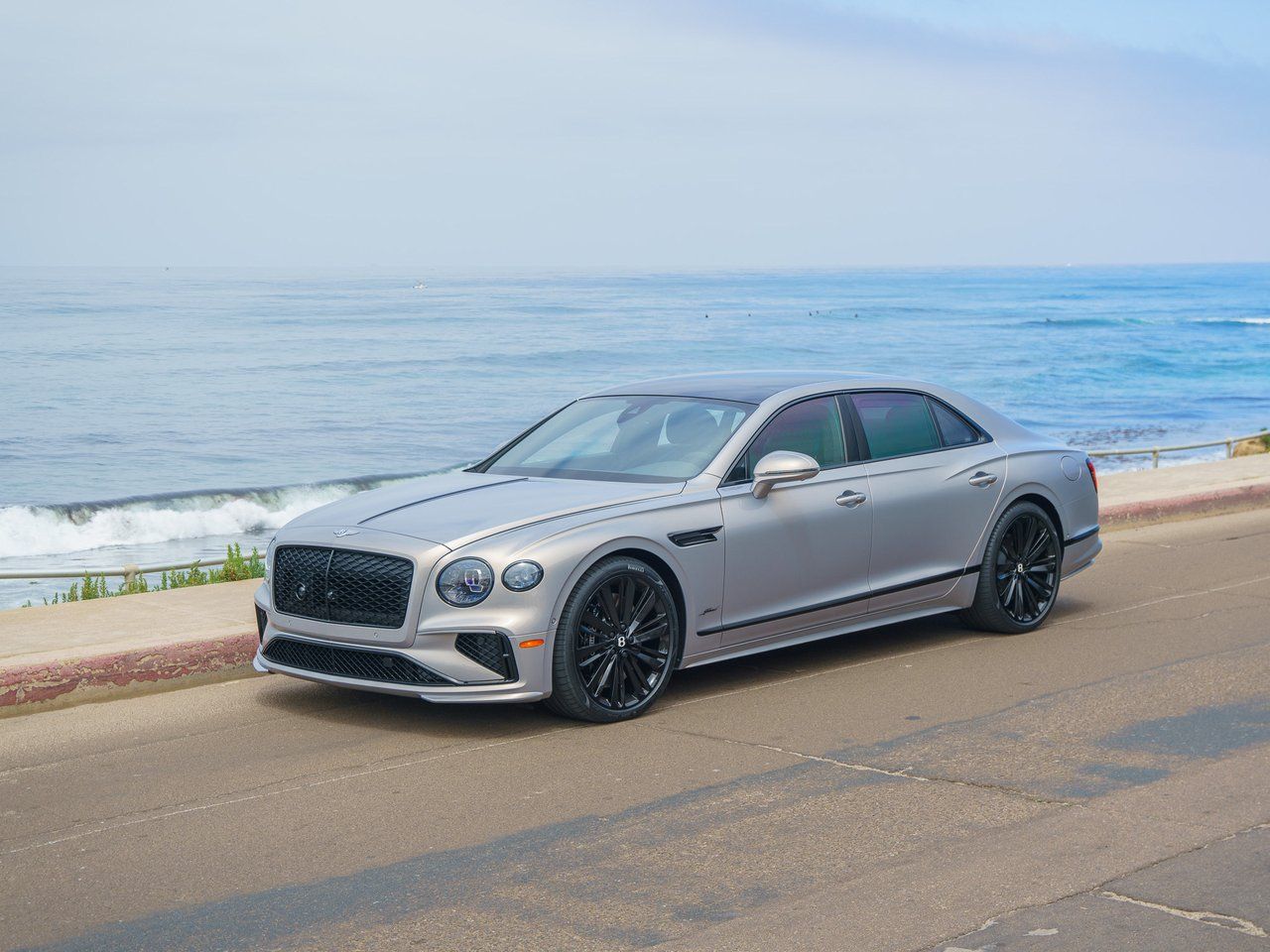 Silver 2025 Bentley Flying Spur Speed AWD Sedan All-Wheel Drive 8-Speed Dual Clutch