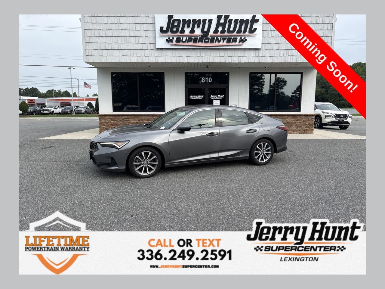 Carbon Metallic 2025 Acura Integra Sedan Front-Wheel Drive Continuously Variable Transmission