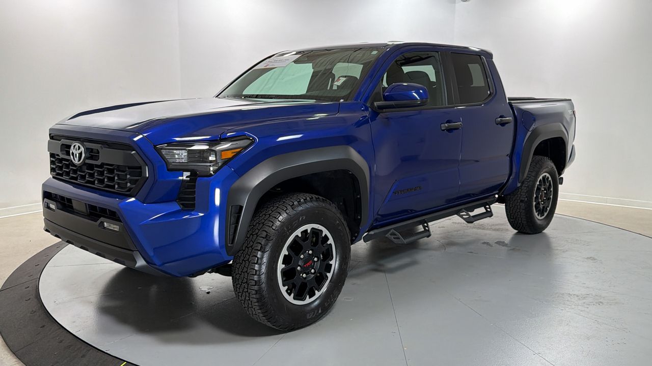 Blue 2025 Toyota Tacoma Pickup Truck Four-Wheel Drive 8-Speed Automatic