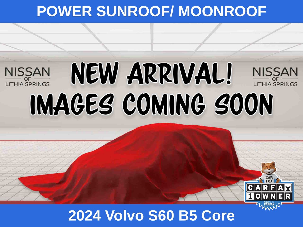 Adriatic Blue 2024 Volvo S60 Sedan All-Wheel Drive Automatic