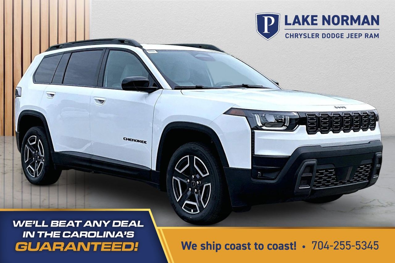 Bright White Clearcoat 2026 Jeep Cherokee Limited 4WD SUV / Crossover Four-Wheel Drive Continuously Variable Transmission
