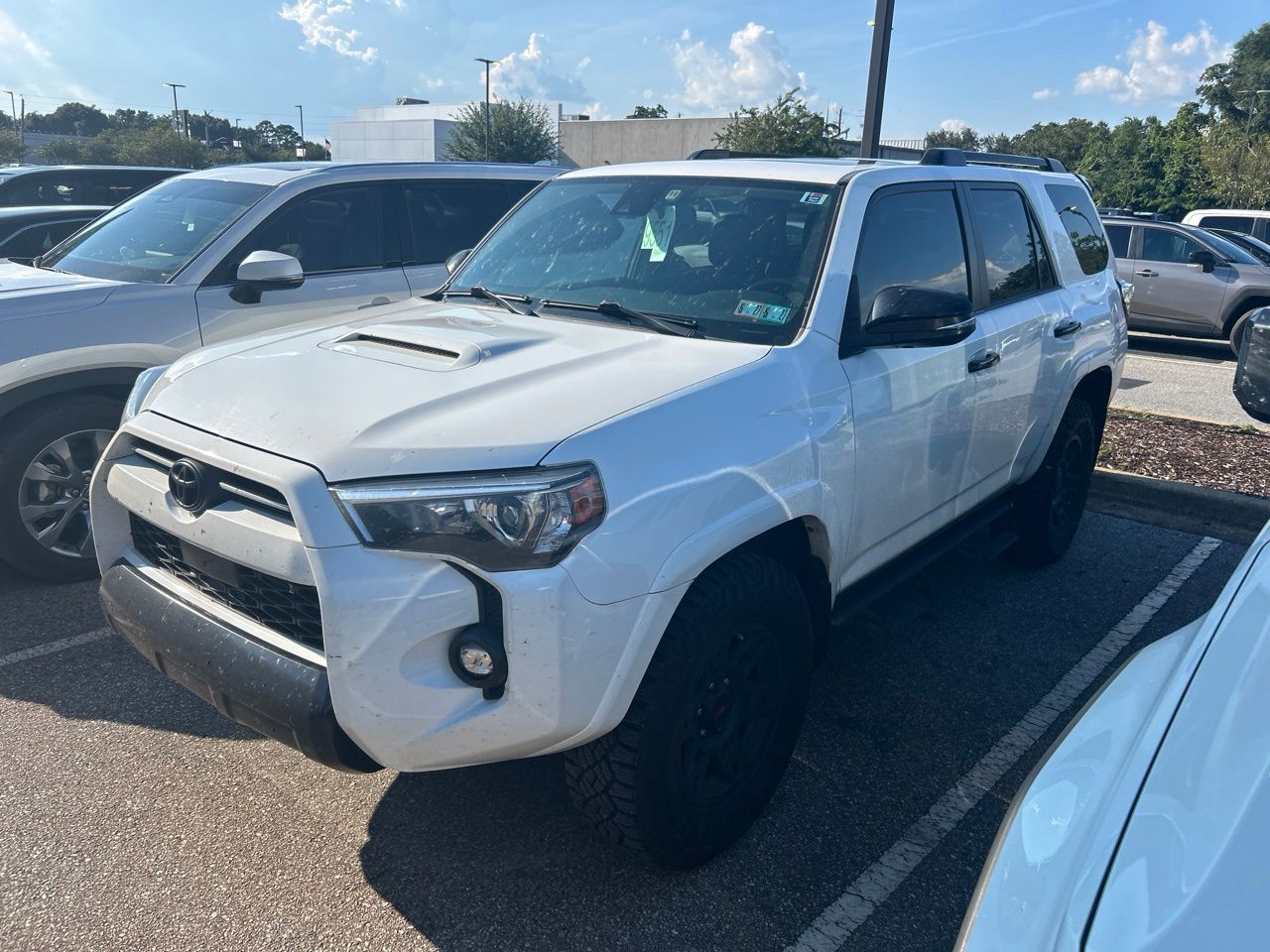 Super White 2021 Toyota 4Runner SUV / Crossover Four-Wheel Drive 5-Speed Automatic Overdrive
