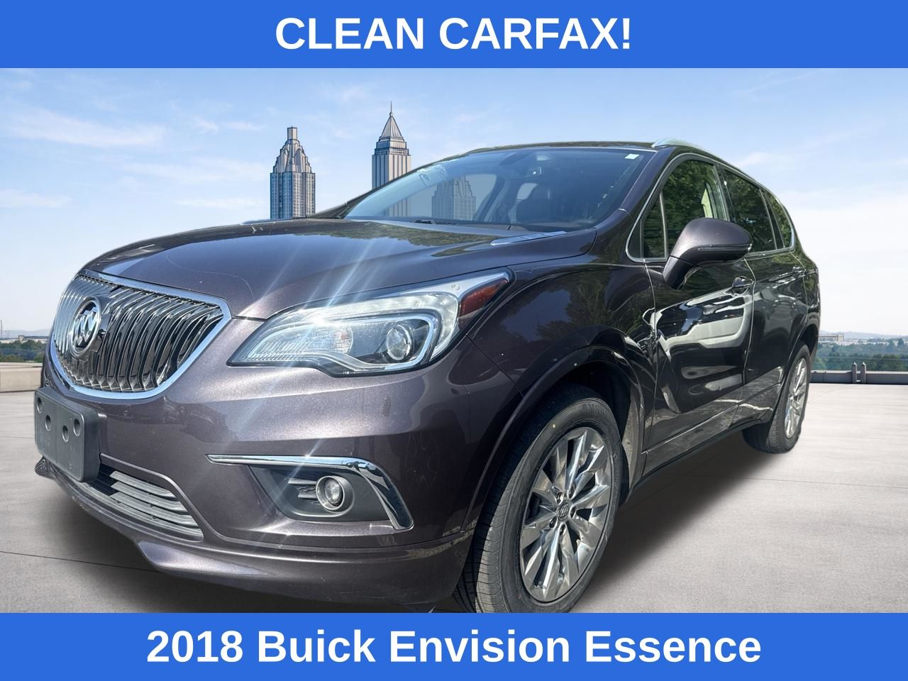 Midnight Amethyst Metallic 2018 Buick Envision Essence AWD SUV / Crossover All-Wheel Drive 6-Speed Automatic