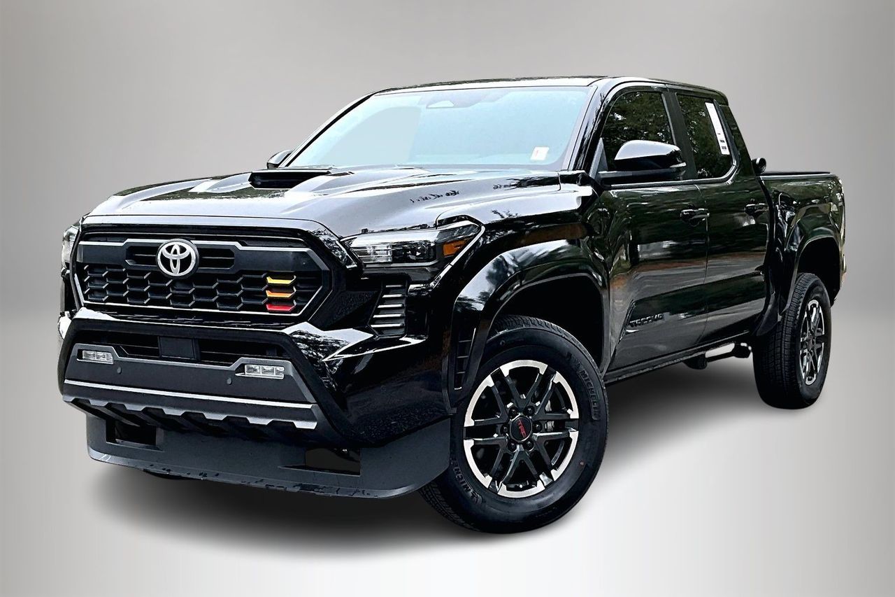 Black 2024 Toyota Tacoma TRD Sport Double Cab RWD Pickup Truck 4X2 8-Speed Automatic