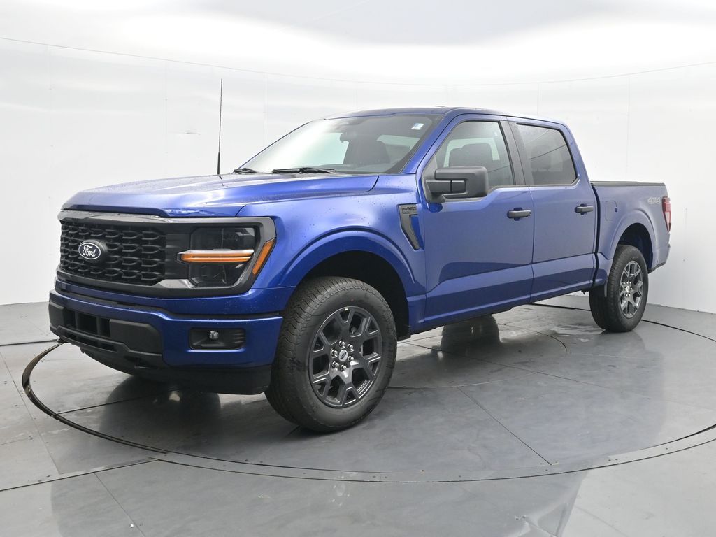 Blue Metallic 2026 Ford F-150 Pickup Truck Four-Wheel Drive Automatic