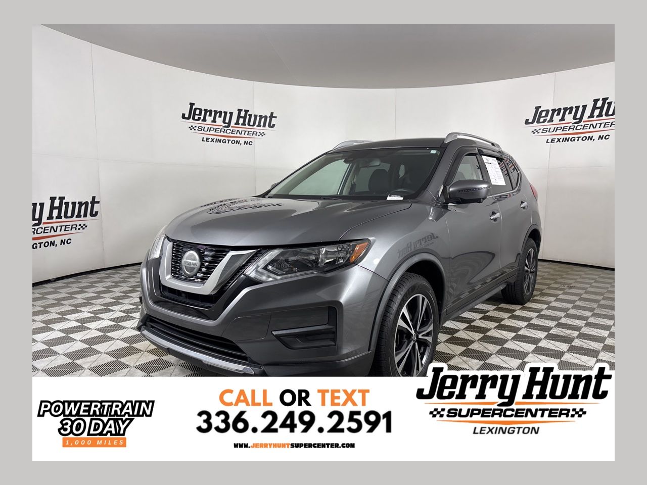 Gray (Gun Metallic) 2019 Nissan Rogue SV AWD SUV / Crossover All-Wheel Drive Continuously Variable Transmission