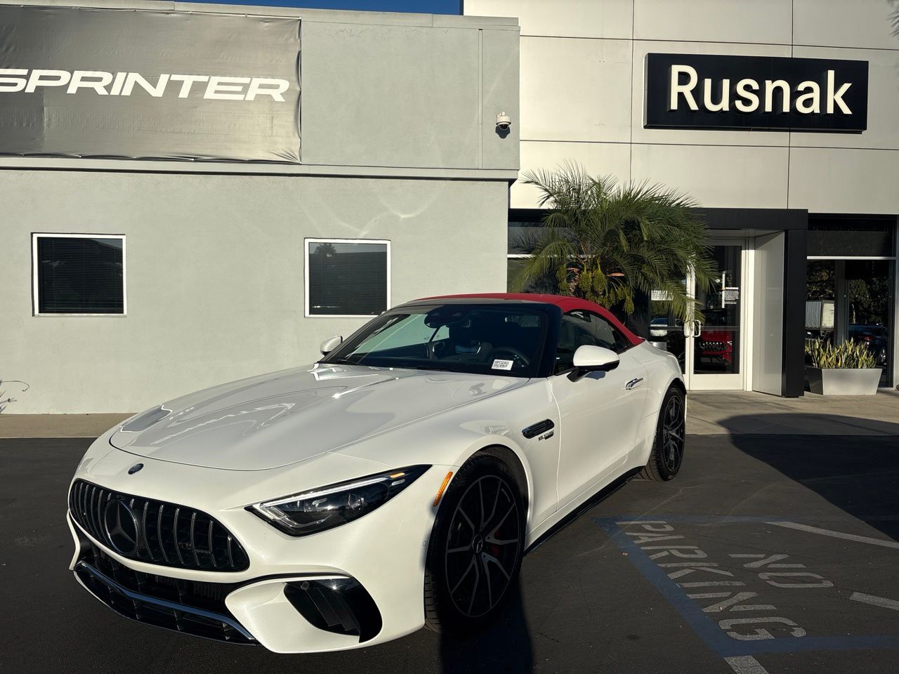 MANUFAKTUR Moonlight White Metallic 2023 Mercedes-Benz SL-Class Convertible All-Wheel Drive 9-Speed Automatic