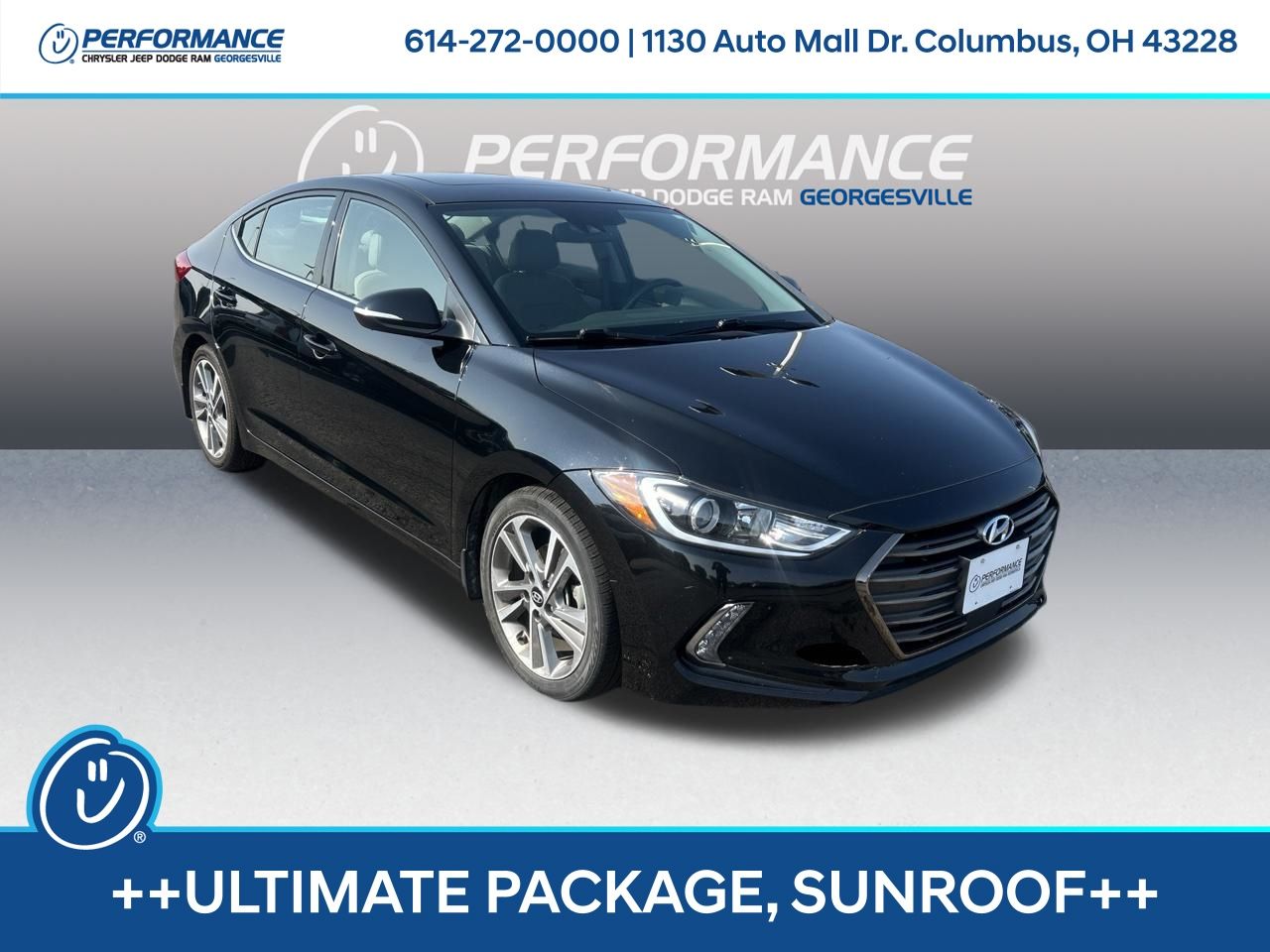 Phantom Black 2018 Hyundai Elantra Sedan Front-Wheel Drive 6-Speed Automatic
