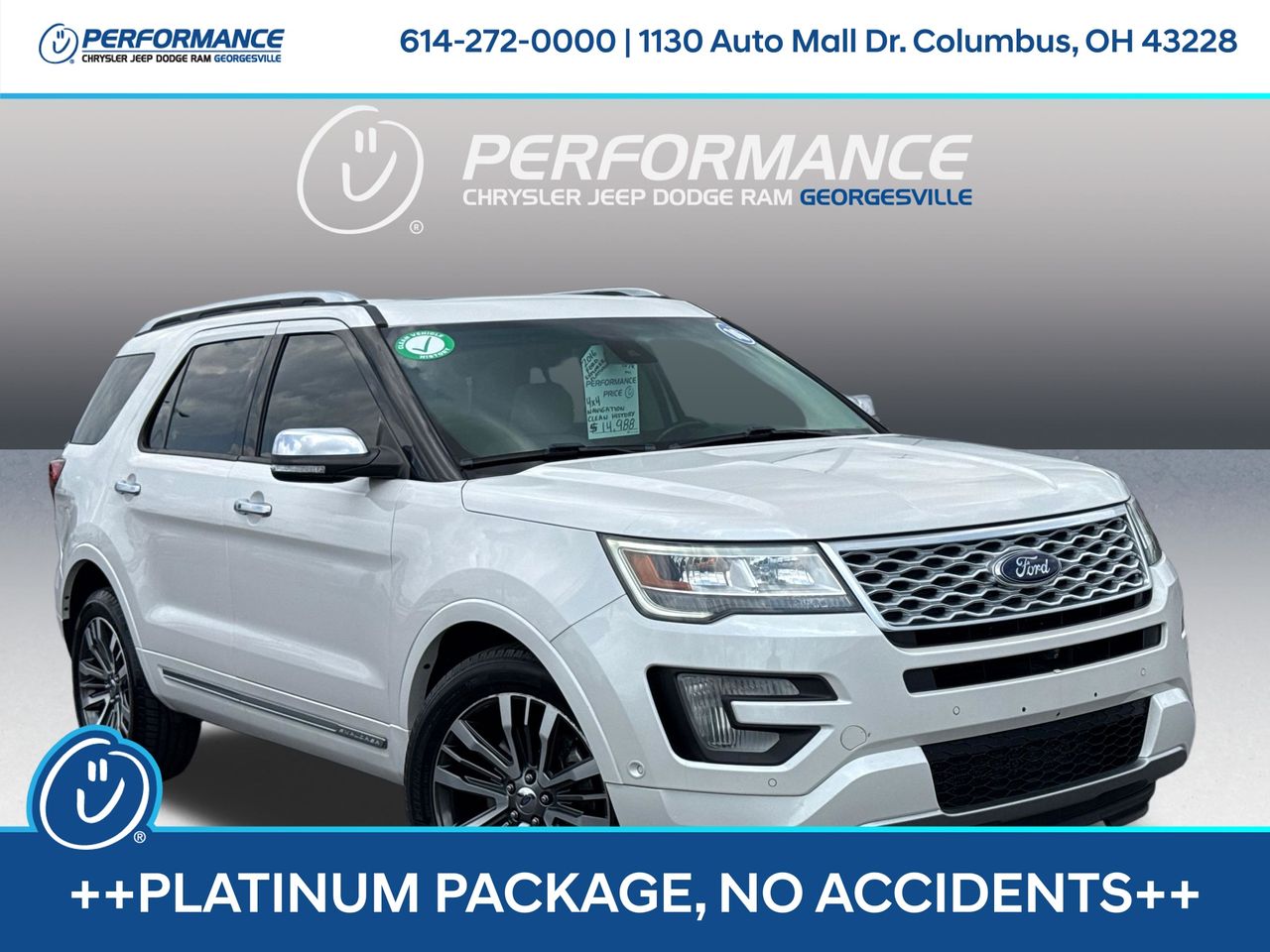 2016 Ford Explorer Platinum 4WD