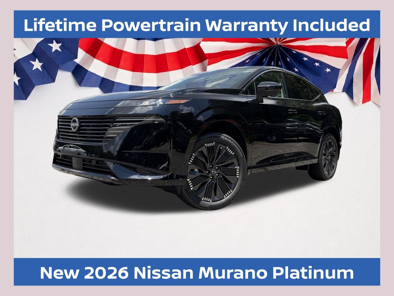 Super Black 2026 Nissan Murano SUV / Crossover All-Wheel Drive 9-Speed Automatic