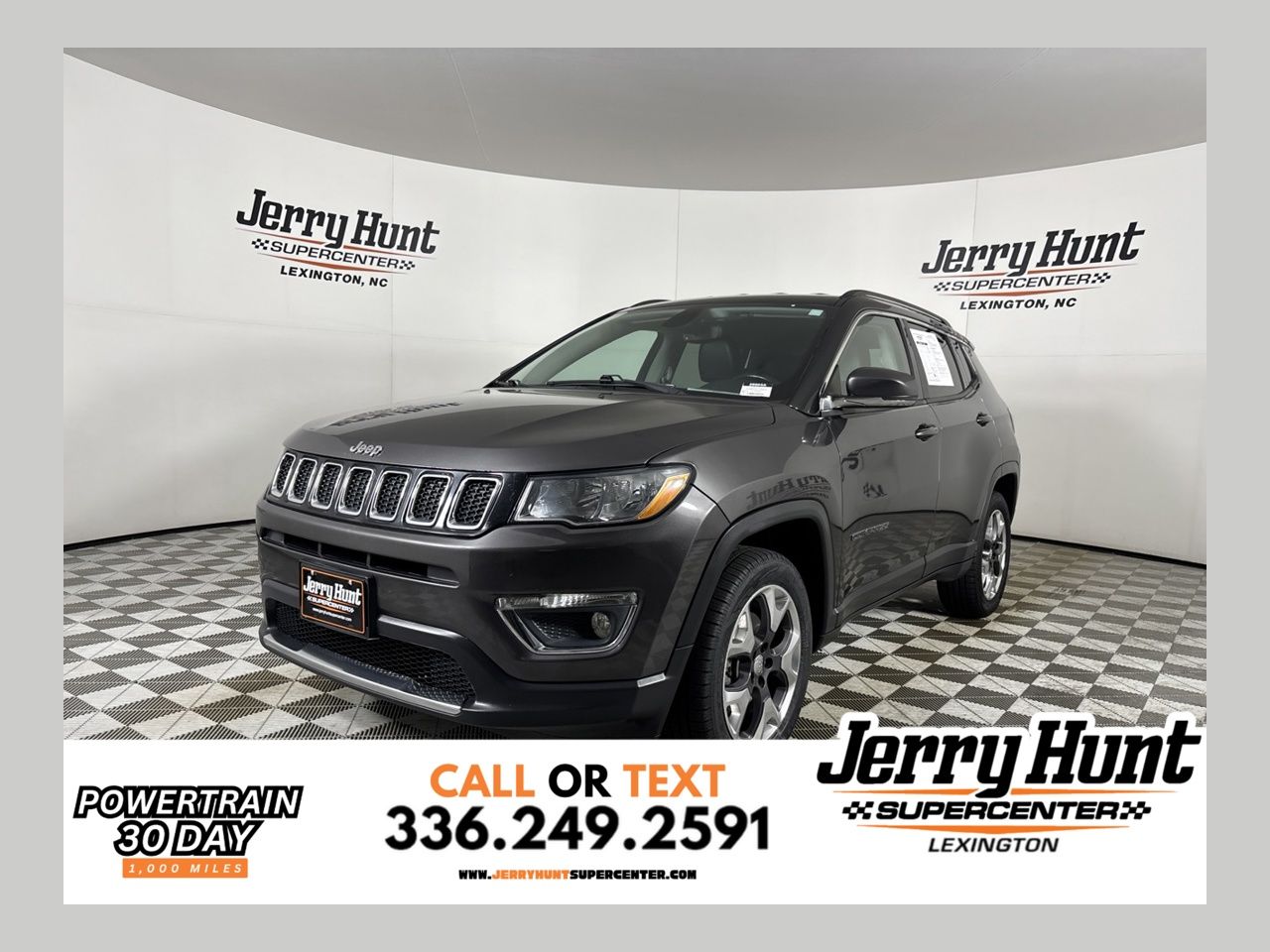 Gray (Granite Crystal Metallic Clearcoat) 2020 Jeep Compass SUV / Crossover Four-Wheel Drive 9-Speed Automatic