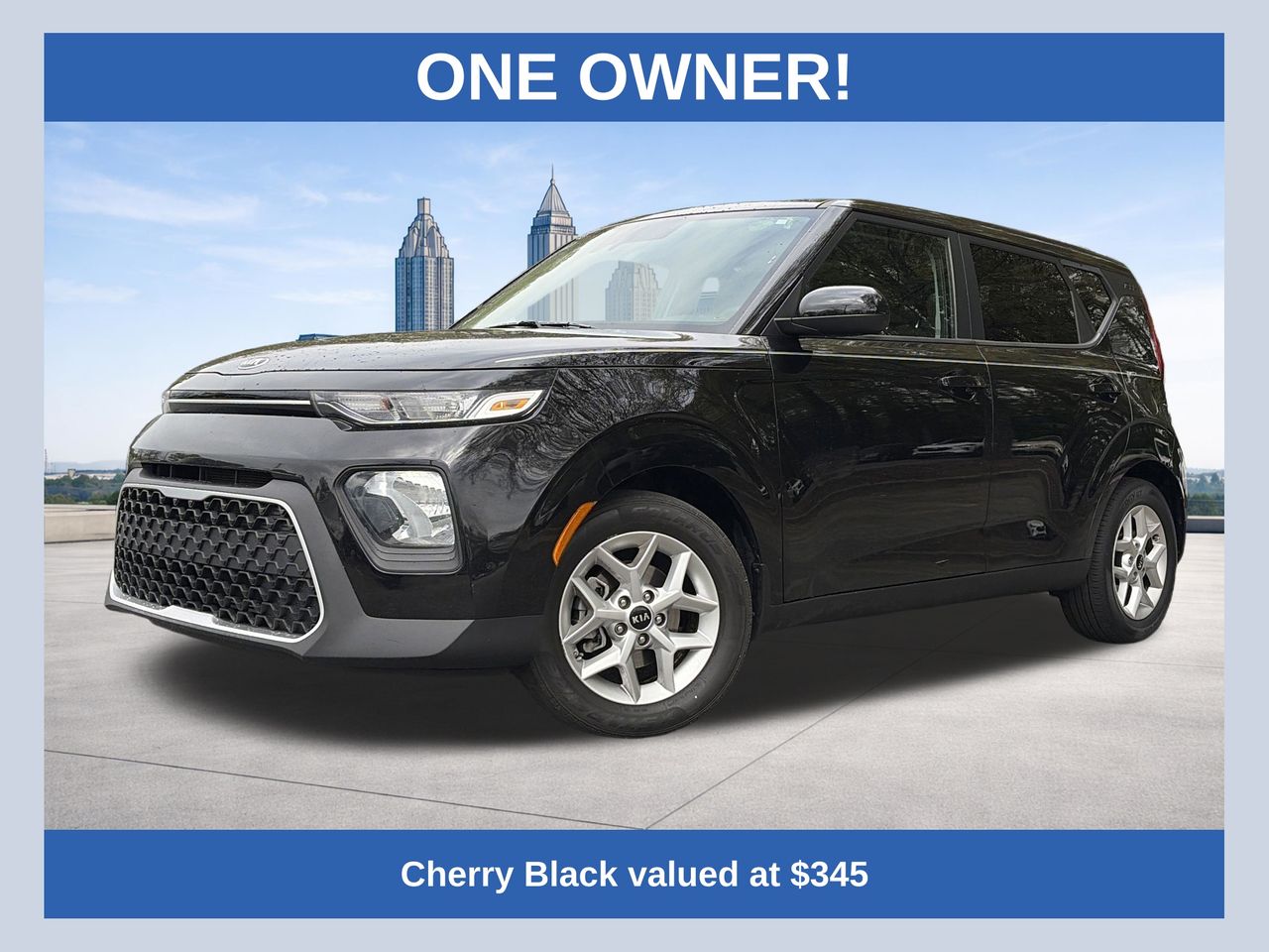 Cherry Black 2021 Kia Soul S FWD SUV / Crossover Front-Wheel Drive Continuously Variable Transmission