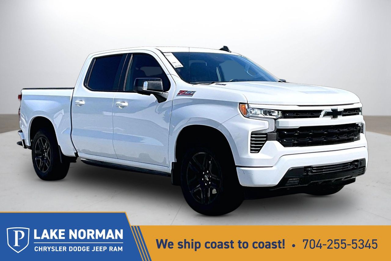 Summit White 2023 Chevrolet Silverado 1500 Pickup Truck Four-Wheel Drive Automatic