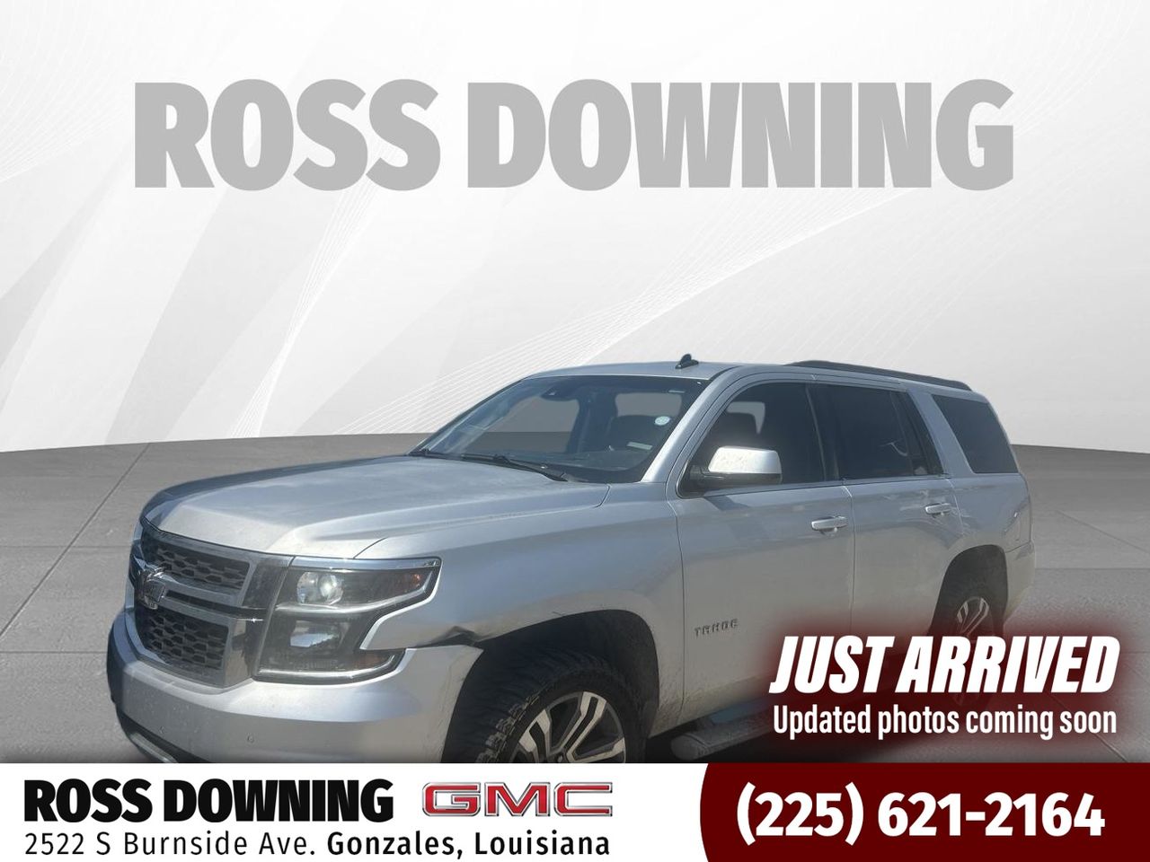 Silver Ice Metallic 2015 Chevrolet Tahoe SUV / Crossover 4X2 6-Speed Automatic Overdrive
