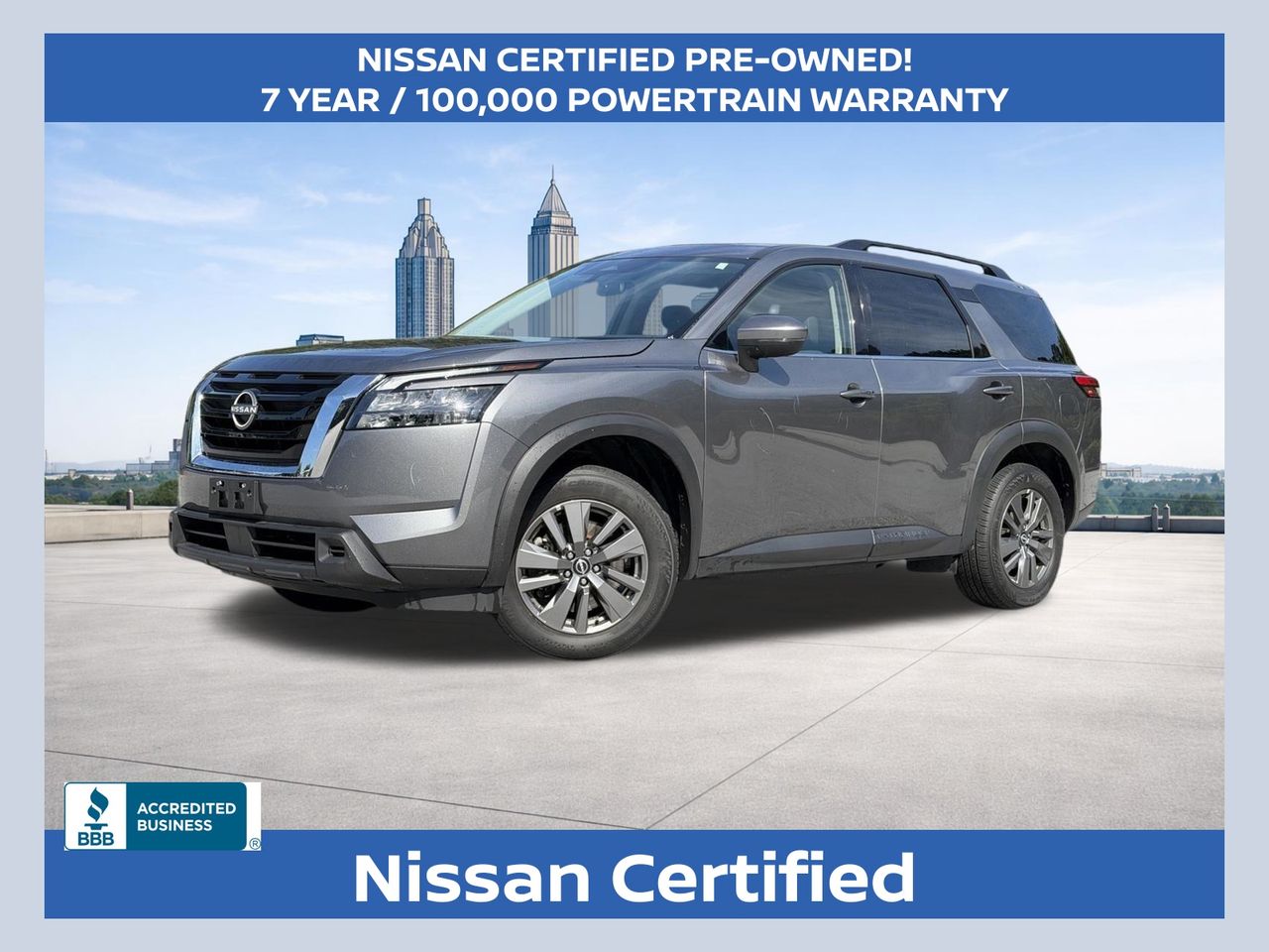 Gray (Gun Metallic) 2025 Nissan Pathfinder SUV / Crossover Front-Wheel Drive 9-Speed Automatic