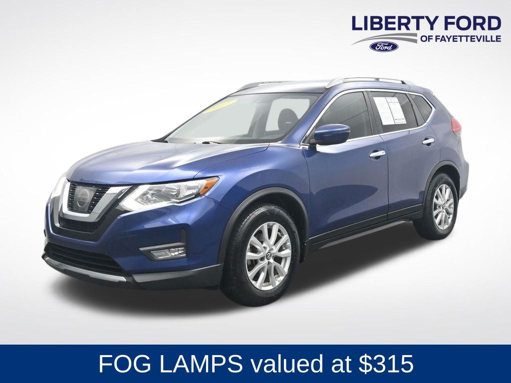 Caspian Blue 2017 Nissan Rogue SUV / Crossover Front-Wheel Drive Continuously Variable Transmission