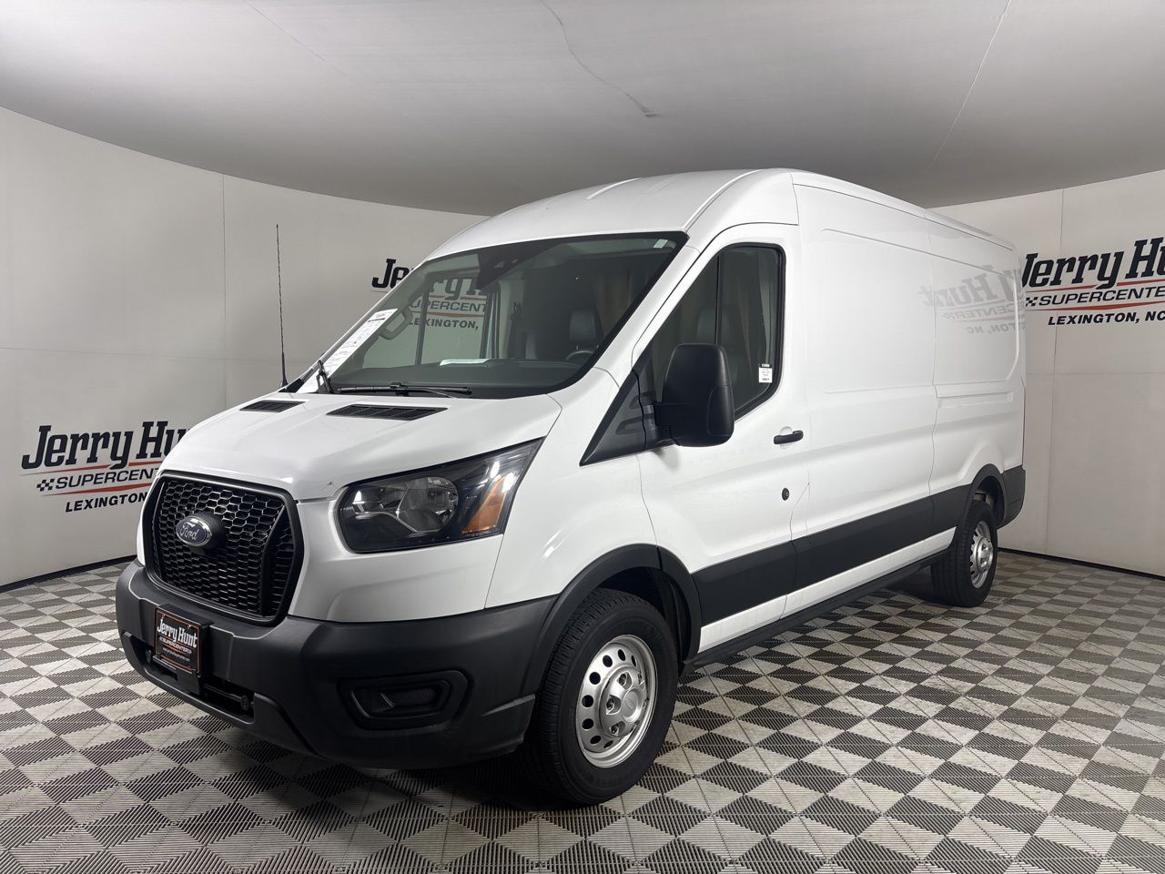 Oxford White 2023 Ford Transit Cargo 250 Medium Roof AWD Van All-Wheel Drive