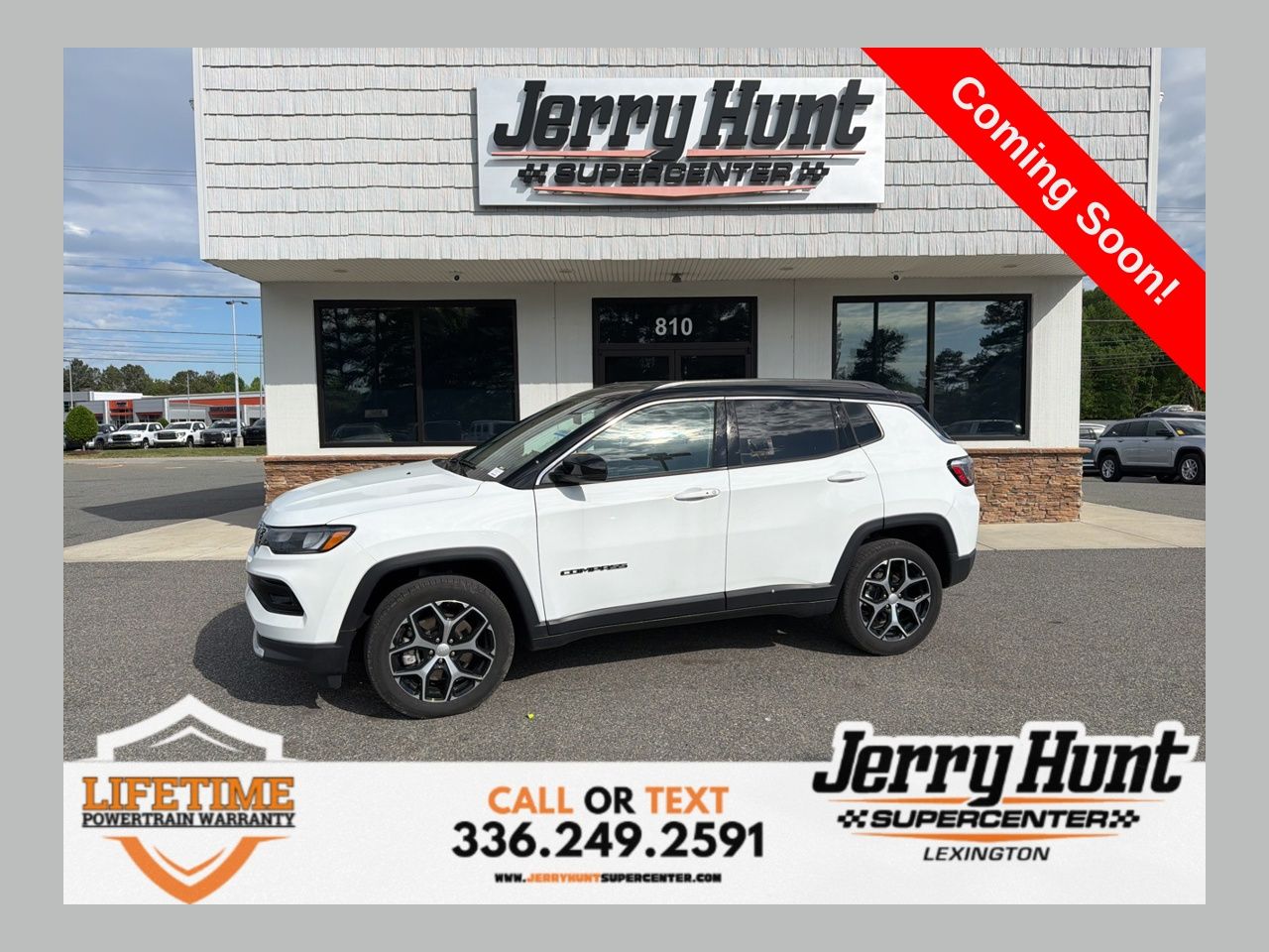 Bright White Clearcoat 2024 Jeep Compass Limited 4WD SUV / Crossover Four-Wheel Drive 8-Speed Automatic