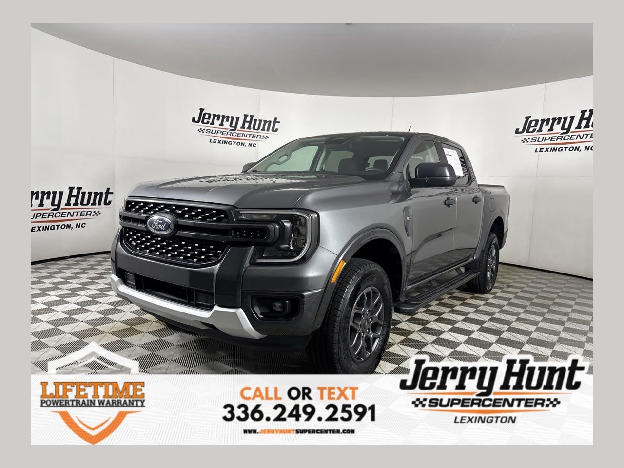 Gray Metallic 2024 Ford Ranger Pickup Truck Four-Wheel Drive Automatic