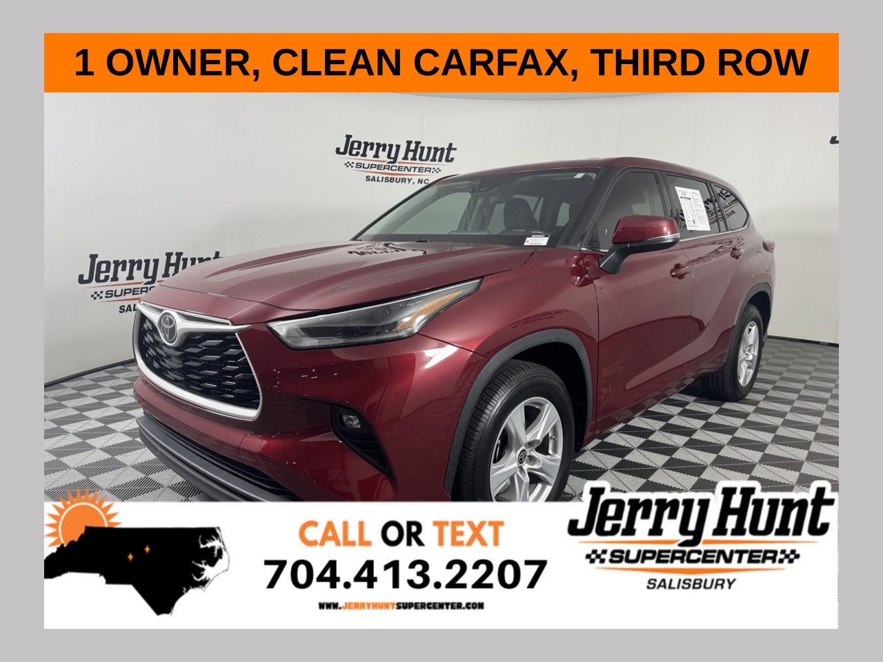 Red (Ruby Flare Pearl) 2021 Toyota Highlander SUV / Crossover Front-Wheel Drive 8-Speed Automatic