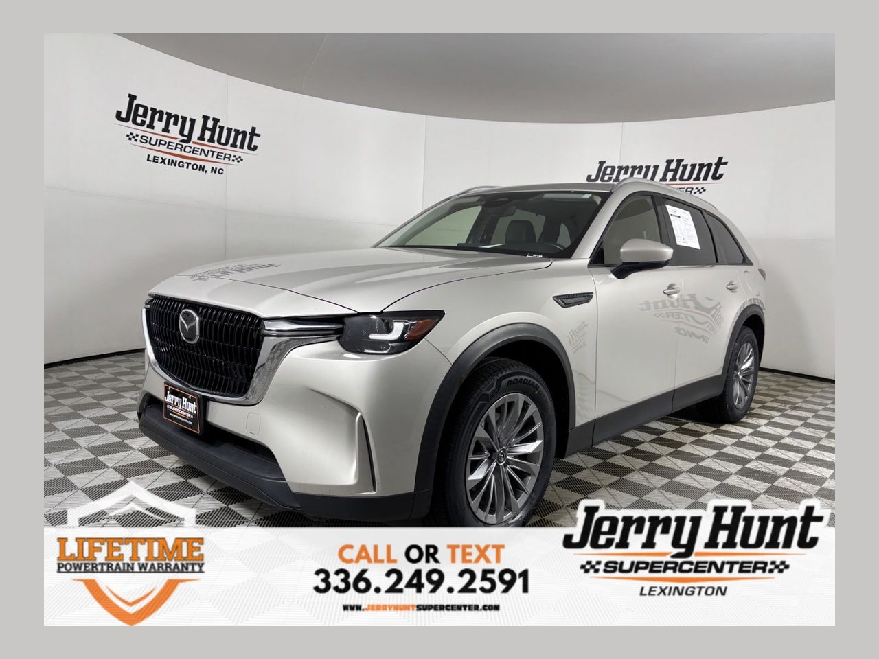 Gray (Platinum Quartz) 2024 Mazda CX-90 SUV / Crossover All-Wheel Drive 8-Speed Automatic