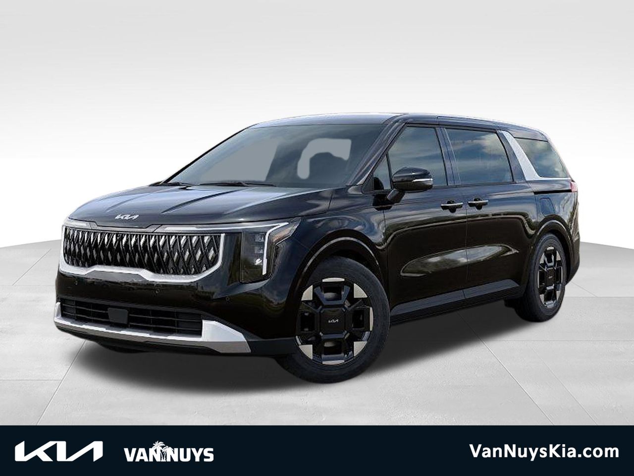 Aurora Black 2026 Kia Carnival Minivan Front-Wheel Drive 8-Speed Automatic