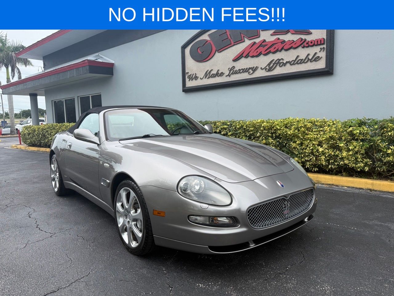 2005 Maserati Spyder 2 Dr GT Convertible