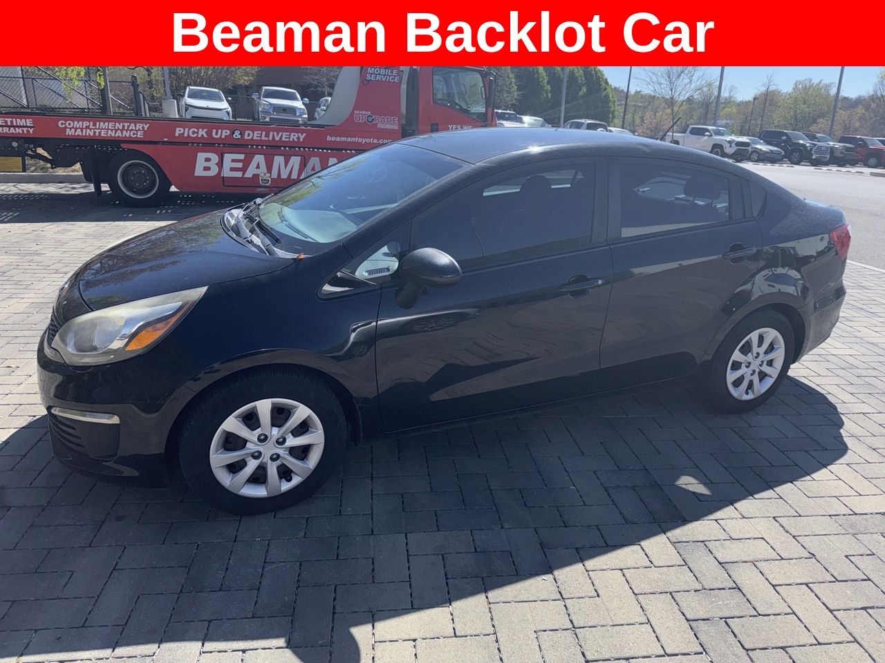 Aurora Black 2017 Kia Rio LX Sedan Front-Wheel Drive 6-Speed Automatic