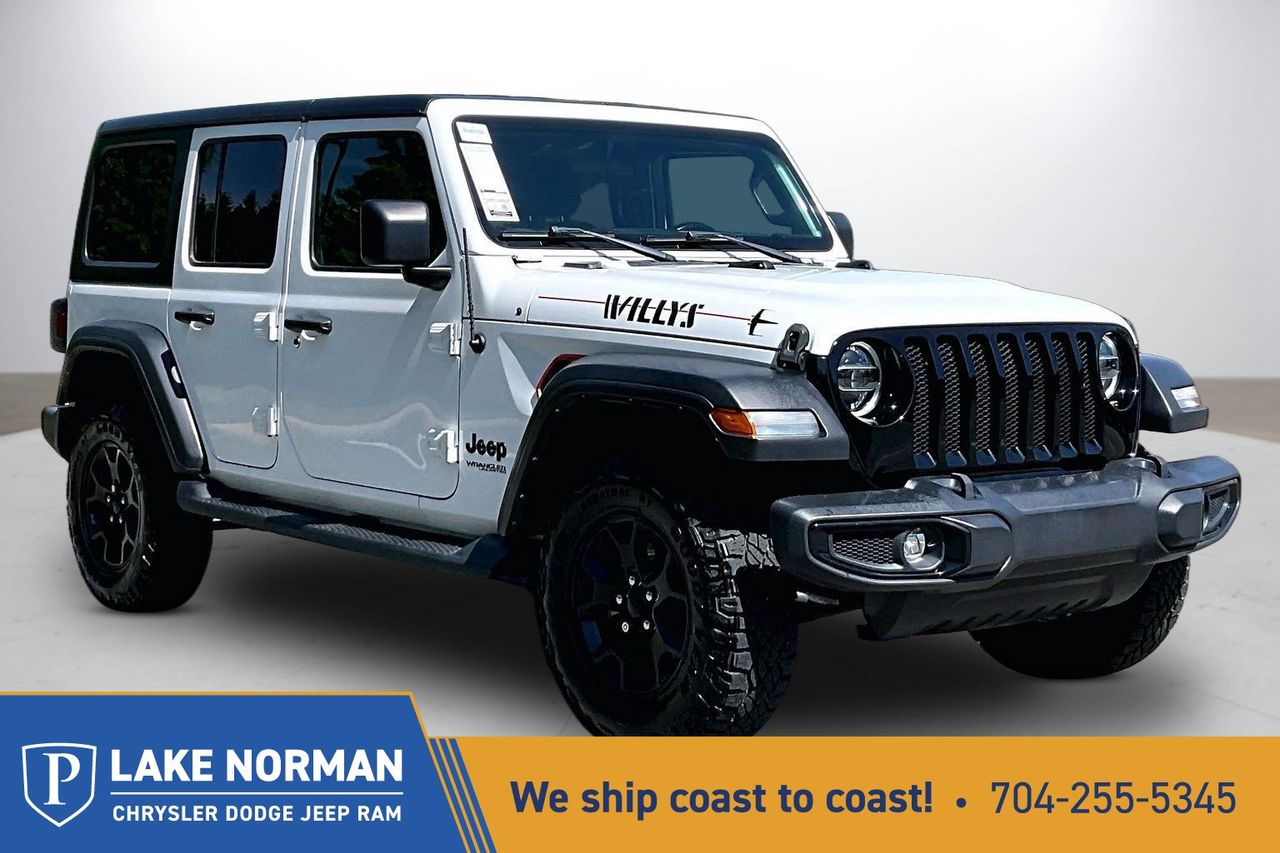 Bright White Clearcoat 2022 Jeep Wrangler SUV / Crossover Four-Wheel Drive 8-Speed Automatic
