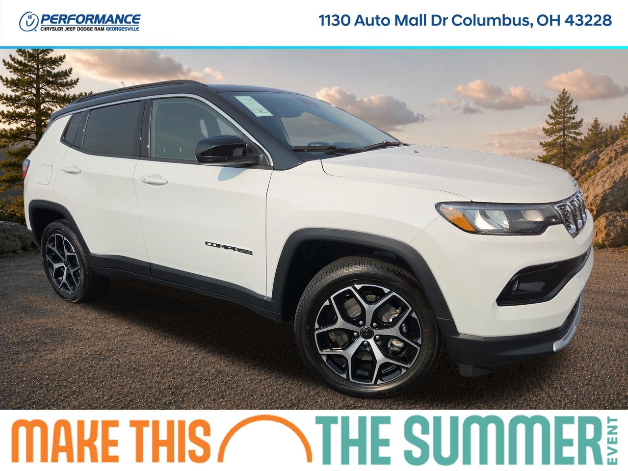 Bright White Clearcoat 2026 Jeep Compass SUV / Crossover Four-Wheel Drive 8-Speed Automatic