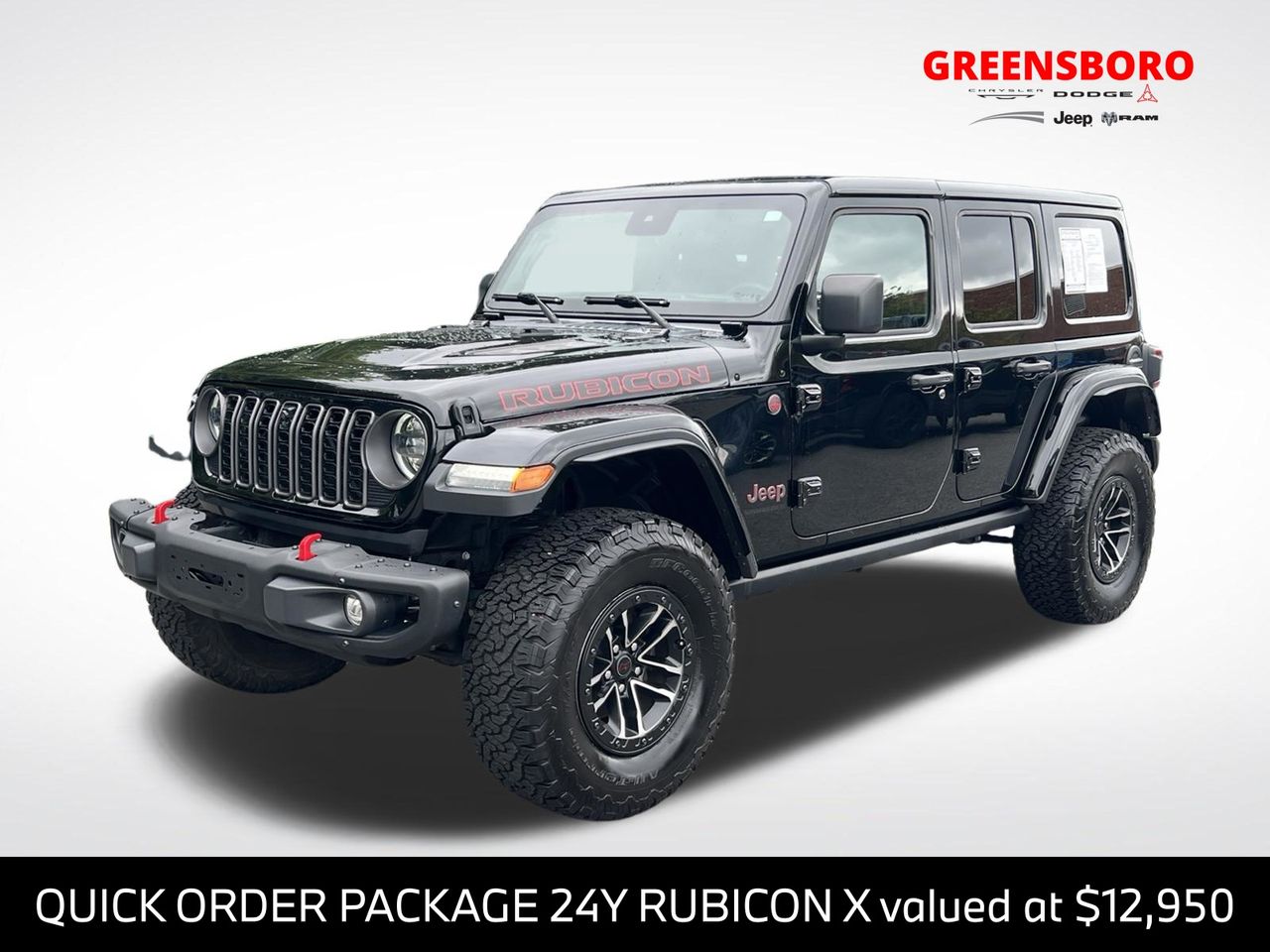  2024 Jeep Wrangler Rubicon X 4-Door 4WD   