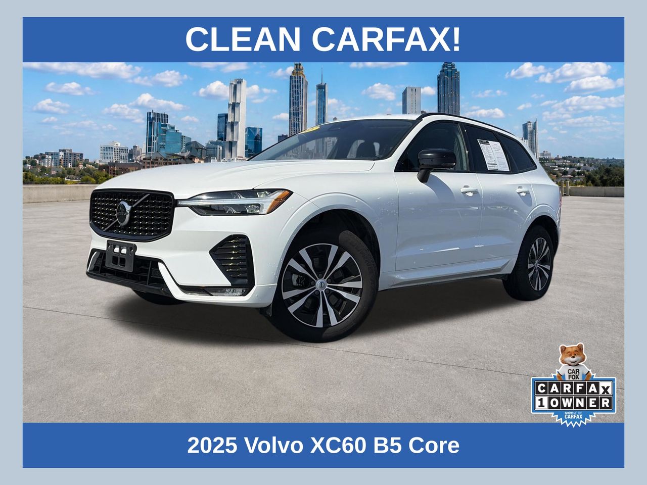 White 2025 Volvo XC60 SUV / Crossover All-Wheel Drive Automatic