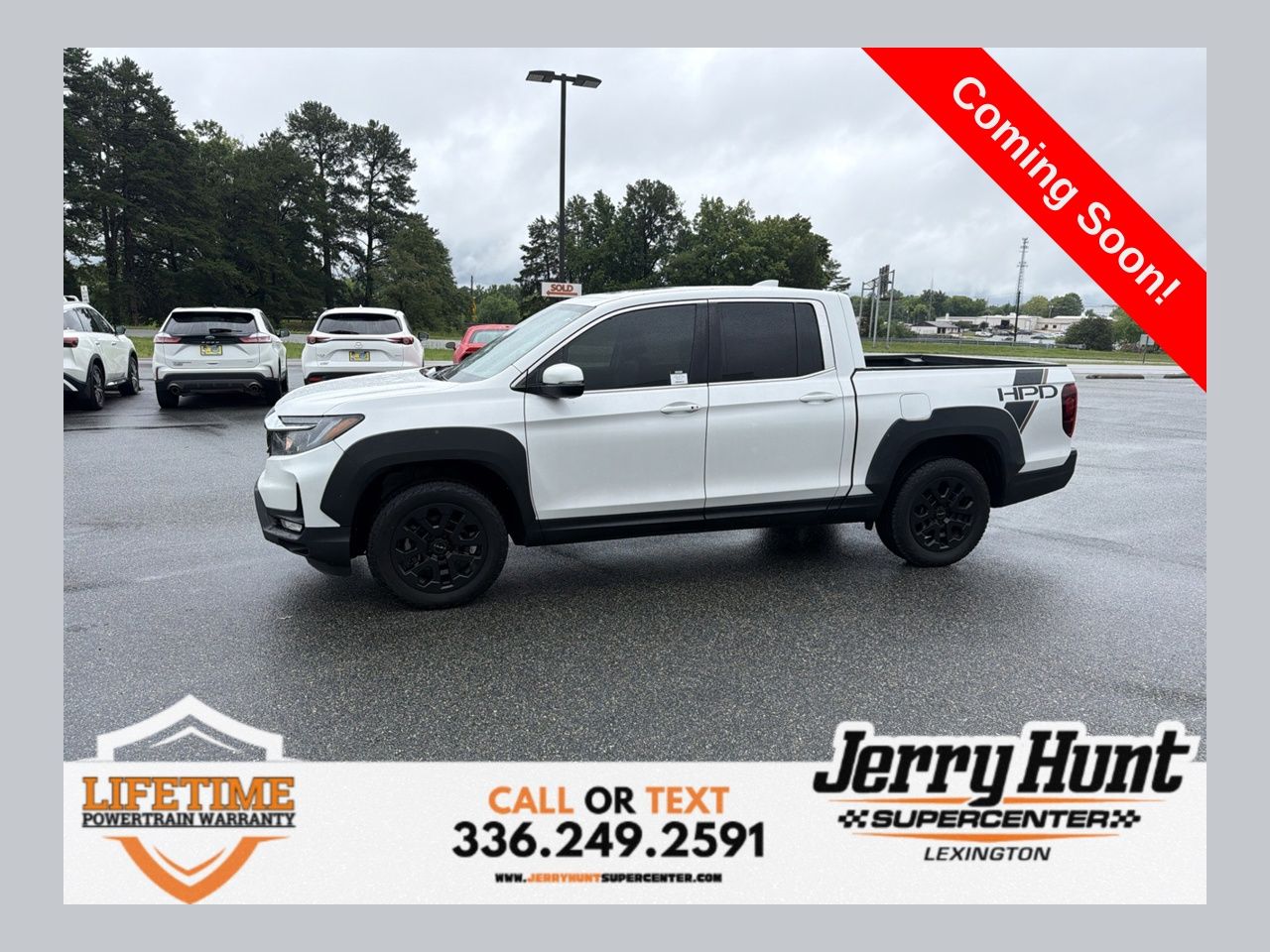 White 2023 Honda Ridgeline Pickup Truck All-Wheel Drive 9-Speed Automatic
