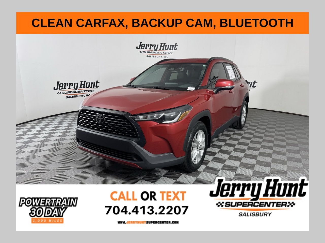 Barcelona Red Metallic 2023 Toyota Corolla Cross LE FWD SUV / Crossover Front-Wheel Drive Continuously Variable Transmission