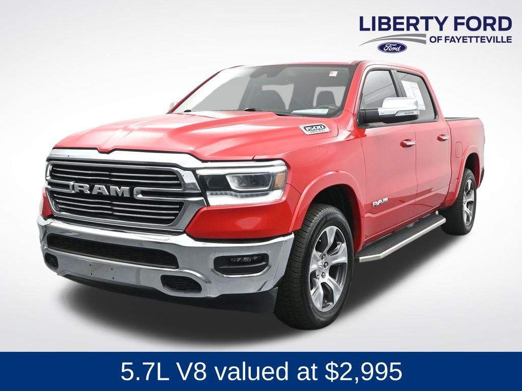 Flame Red Clearcoat 2022 RAM 1500 Pickup Truck Four-Wheel Drive 8-Speed Automatic