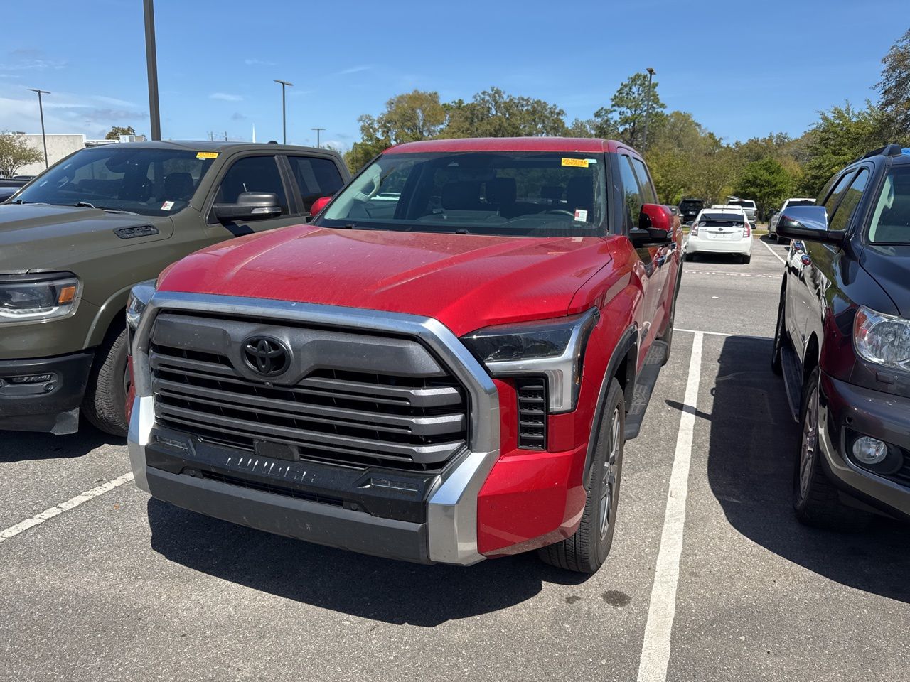 Supersonic Red 2023 Toyota Tundra Limited CrewMax Cab RWD Pickup Truck 4X2 Automatic
