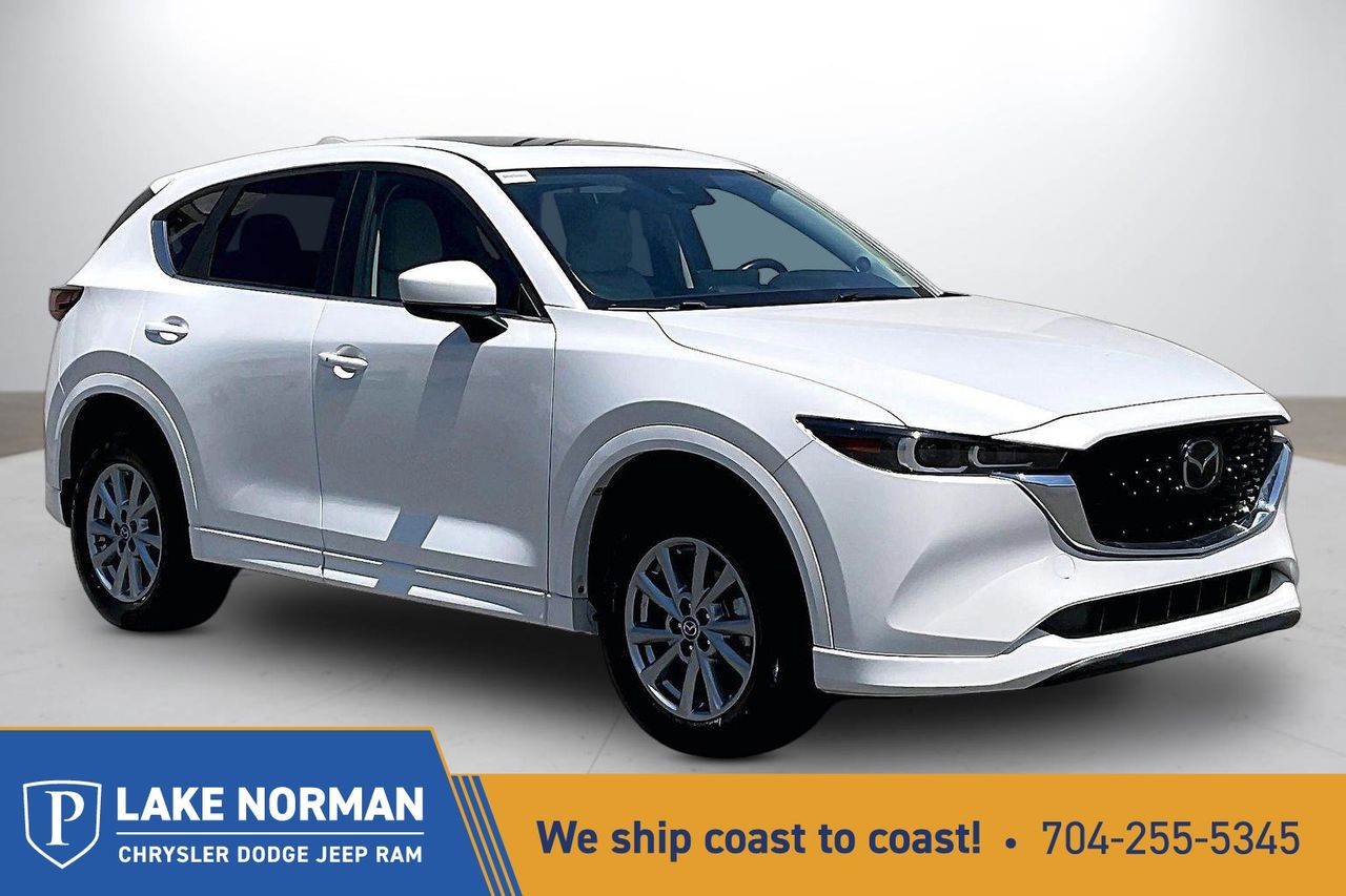 Rhodium White Metallic 2025 Mazda CX-5 2.5 S Preferred AWD SUV / Crossover All-Wheel Drive 6-Speed Automatic