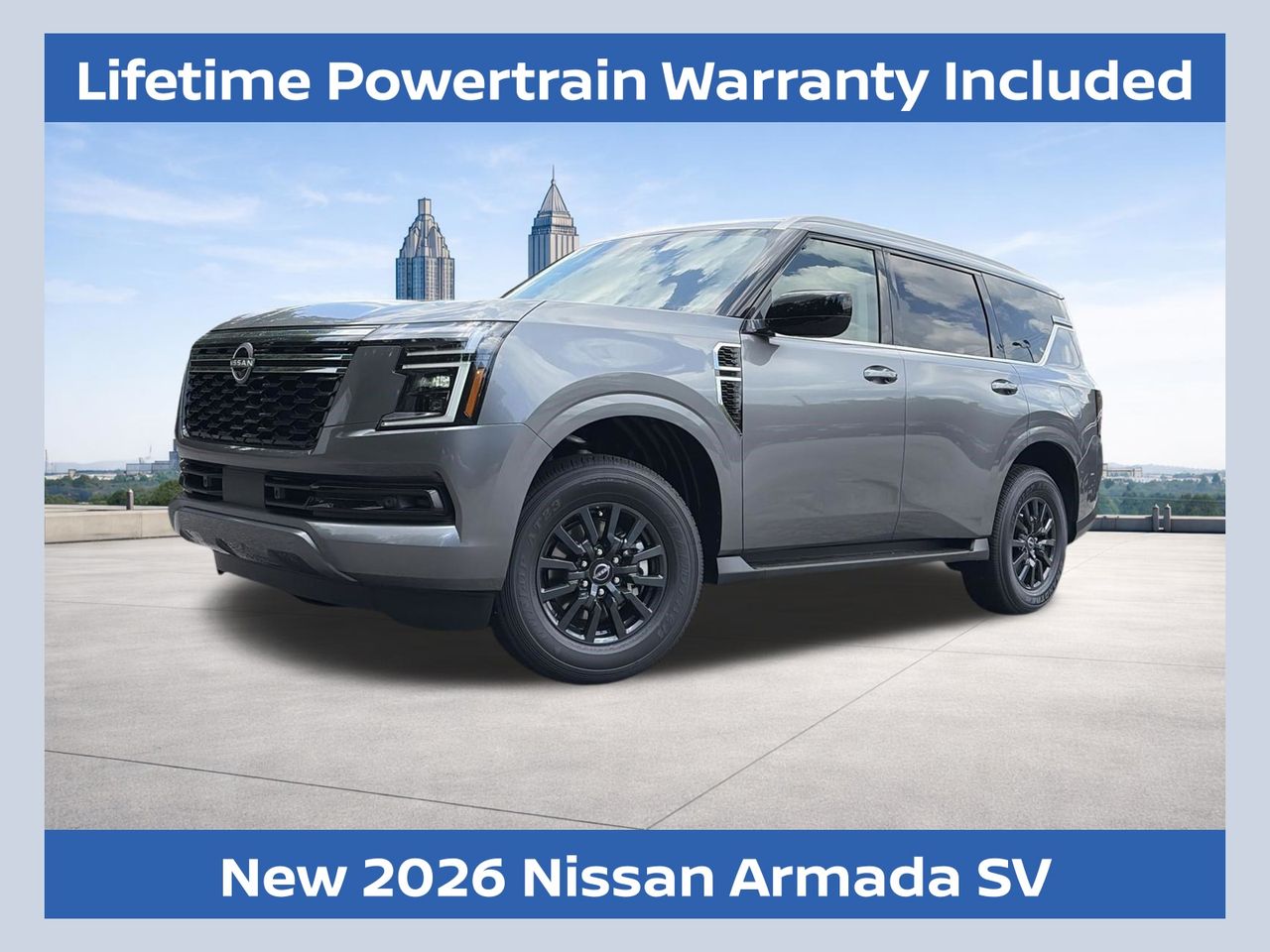Gray (Gun Metallic) 2026 Nissan Armada SUV / Crossover Four-Wheel Drive 9-Speed Automatic