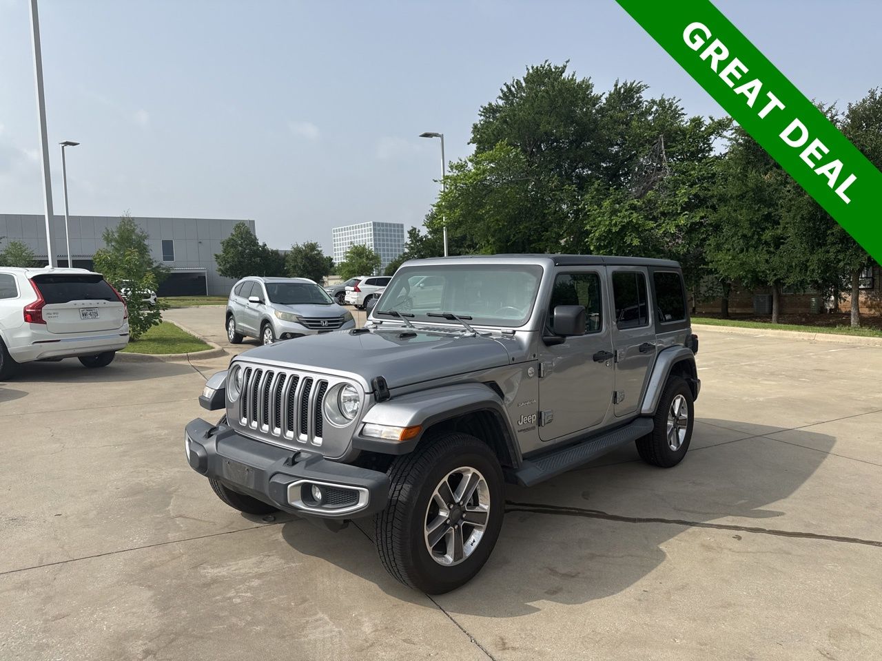 Billet Silver Metallic Clearcoat 2018 Jeep Wrangler Unlimited Sahara 4WD SUV / Crossover Four-Wheel Drive 8-Speed Automatic