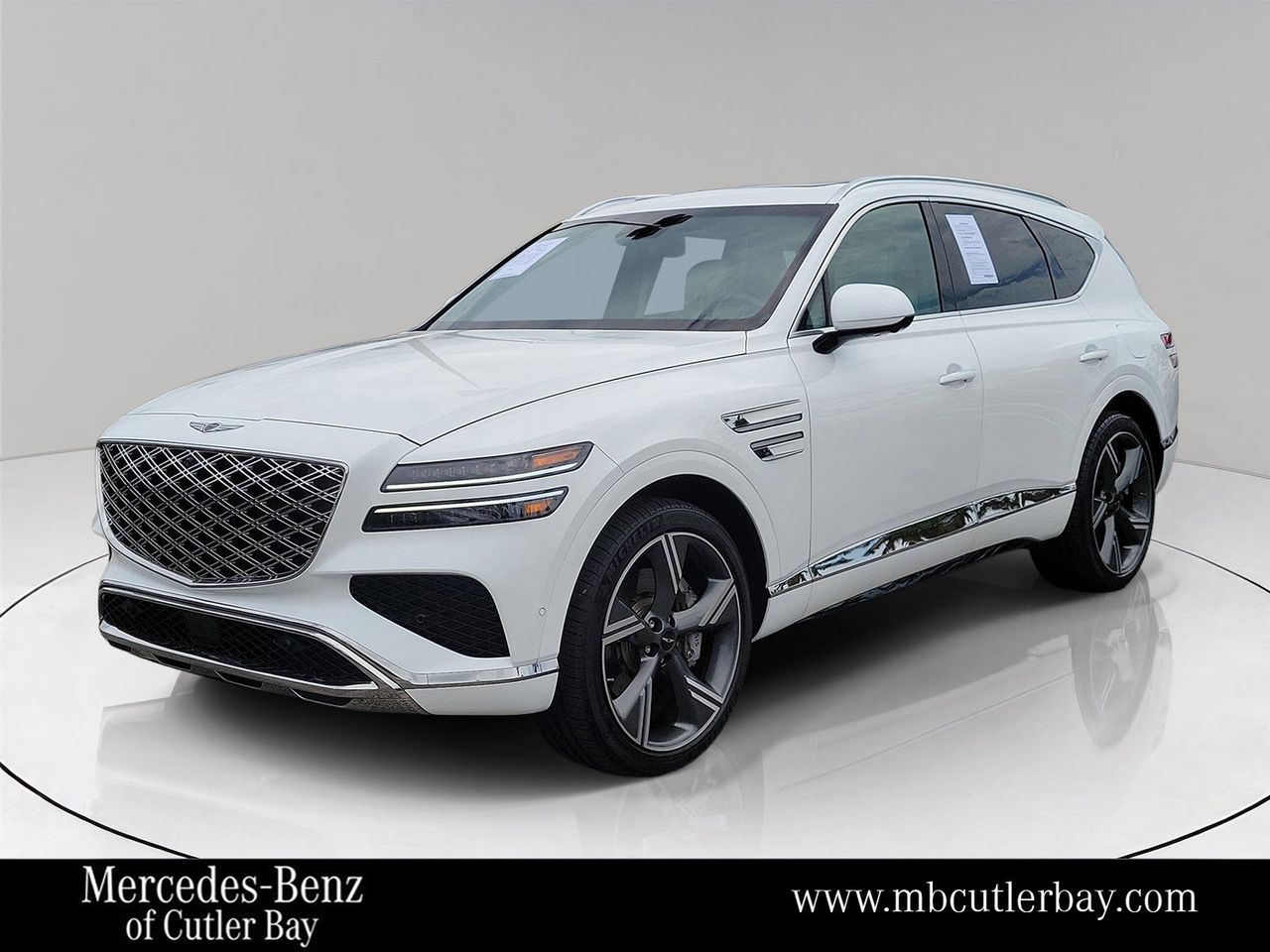 Uyuni White 2025 Genesis GV80 3.5T Prestige AWD SUV / Crossover All-Wheel Drive 8-Speed Automatic