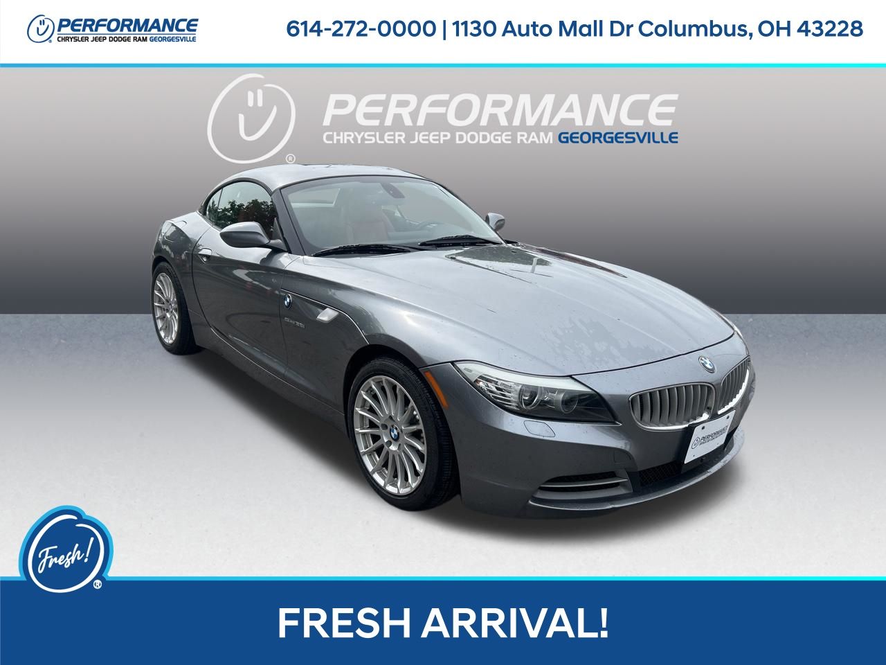 Space Gray Metallic 2011 BMW Z4 sDrive35i Roadster RWD Convertible Rear-Wheel Drive 7-Speed Manual