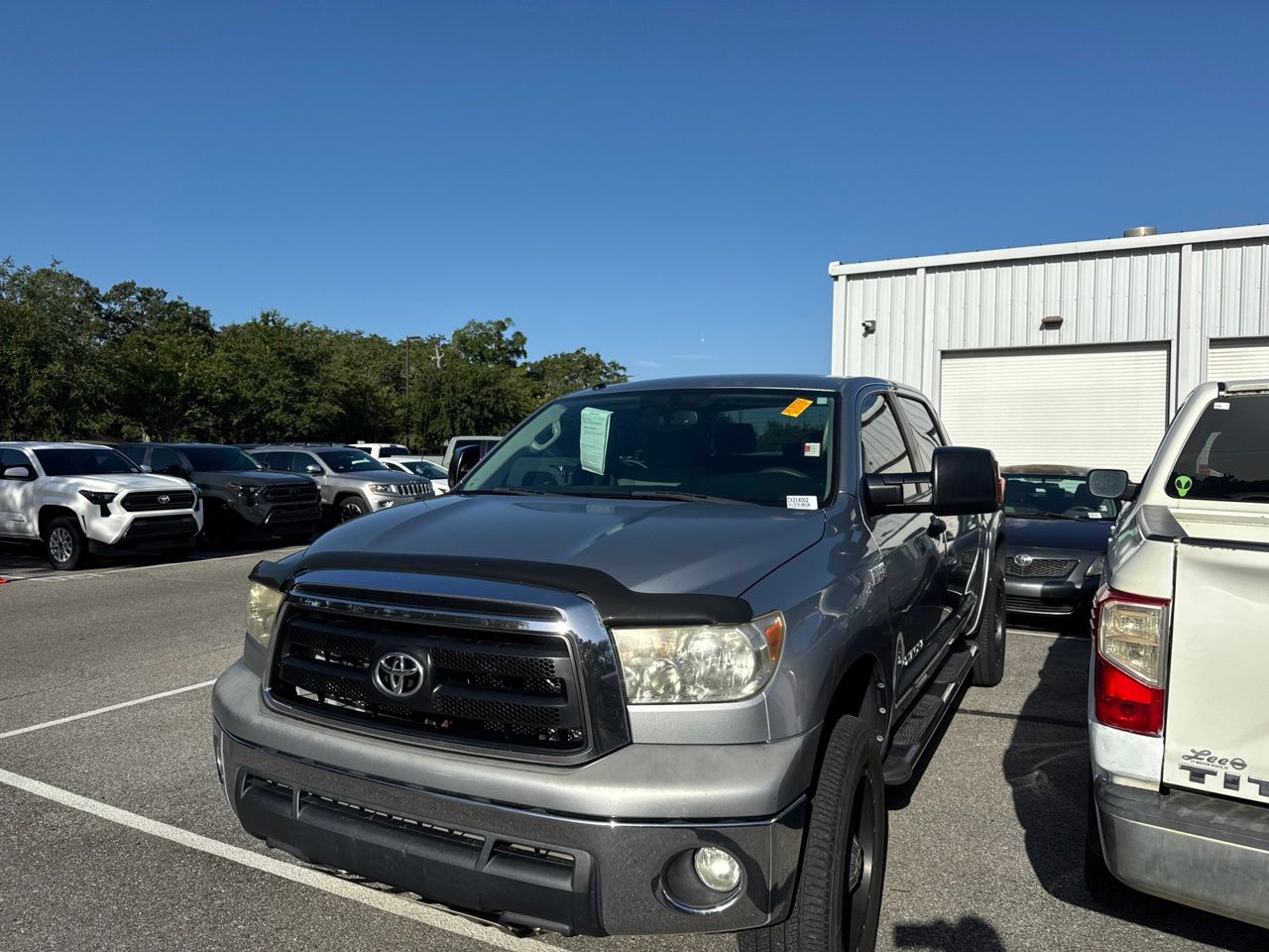 Silver Sky Metallic 2012 Toyota Tundra Pickup Truck Four-Wheel Drive 6-Speed Automatic Overdrive