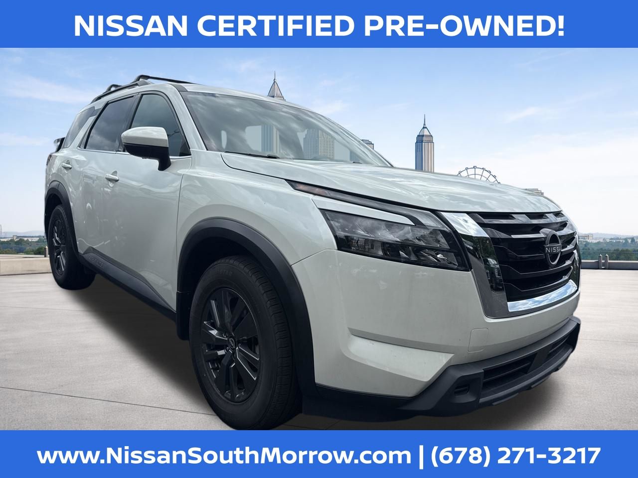 Pearl White Tricoat 2024 Nissan Pathfinder SV FWD SUV / Crossover Front-Wheel Drive 9-Speed Automatic