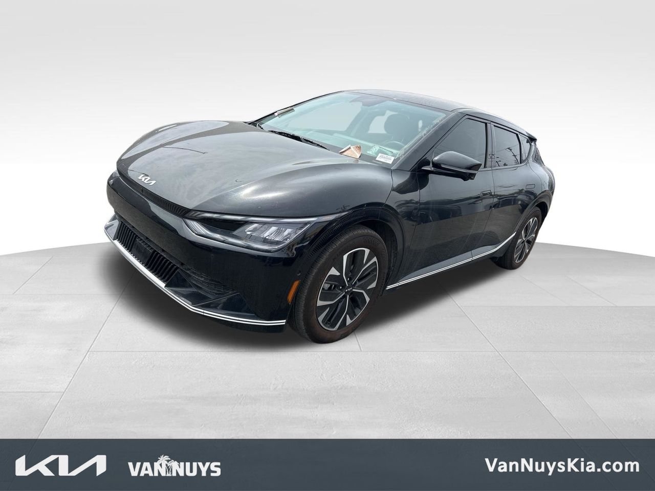 Aurora Black Pearl 2024 Kia EV6 Wind AWD SUV / Crossover All-Wheel Drive 1-Speed Automatic