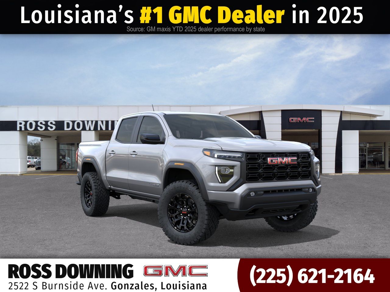 Sterling Metallic 2026 GMC Canyon Elevation Crew Cab RWD Pickup Truck 4X2 8-Speed Automatic