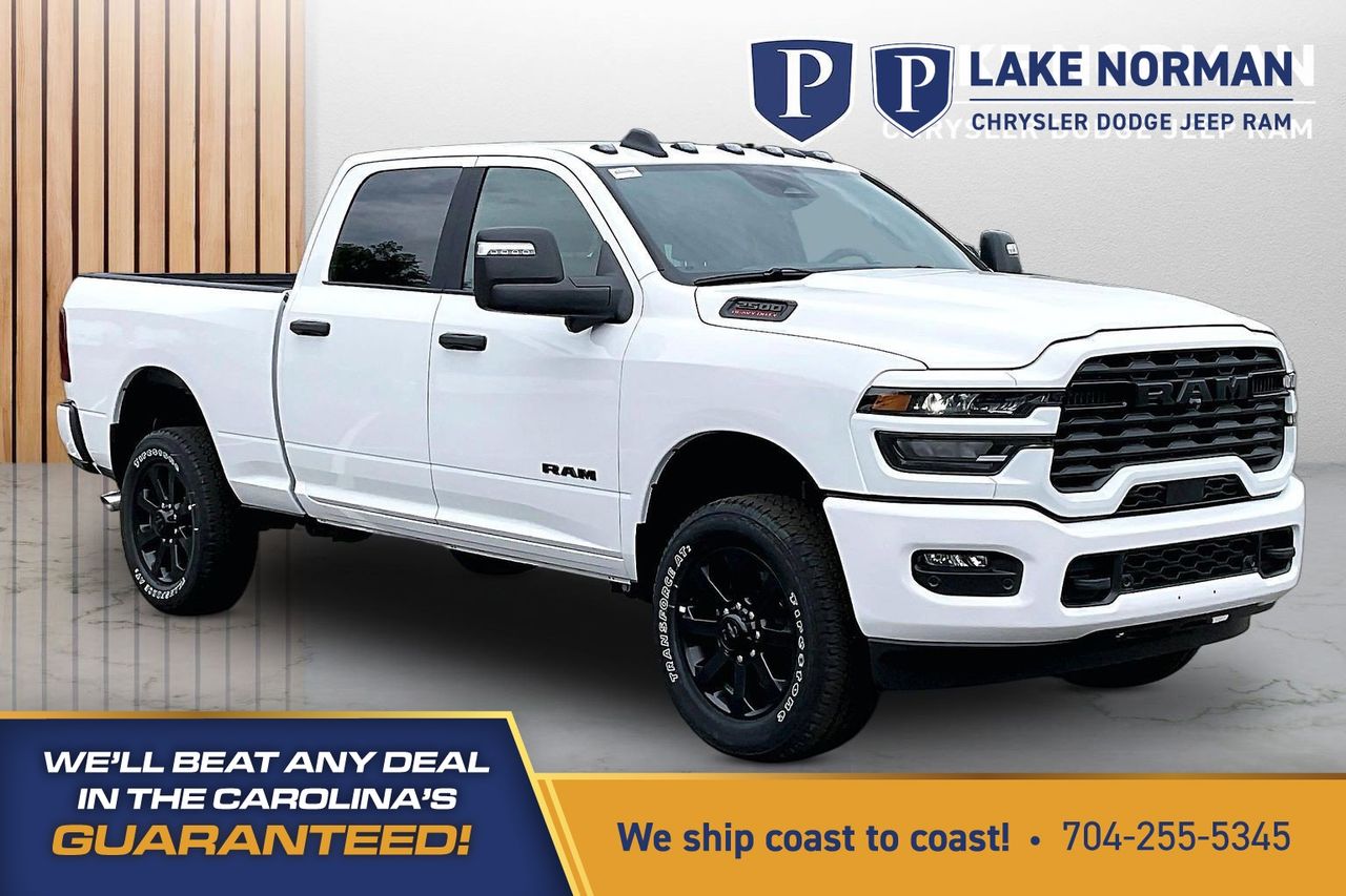 Bright White Clearcoat 2026 RAM 2500 Big Horn Crew Cab 4WD Pickup Truck Four-Wheel Drive 8-Speed Automatic