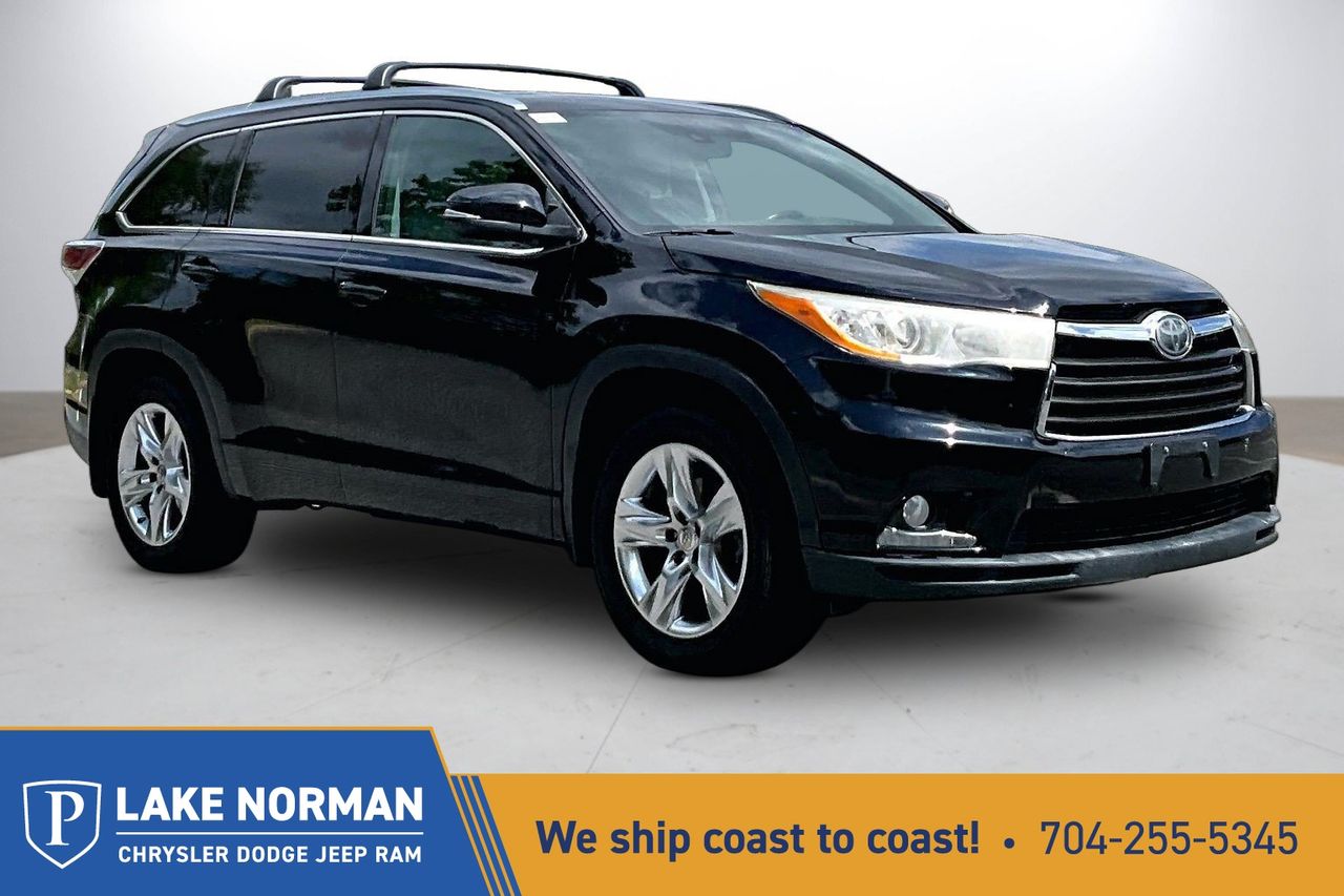 Attitude Black Metallic 2015 Toyota Highlander SUV / Crossover All-Wheel Drive 6-Speed Automatic Overdrive