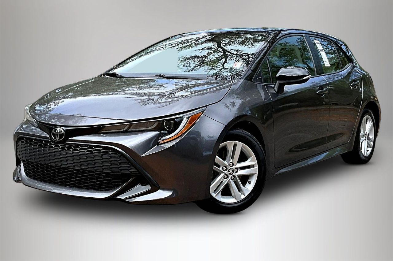 Gray 2022 Toyota Corolla Hatchback SE FWD Hatchback Front-Wheel Drive Continuously Variable Transmission