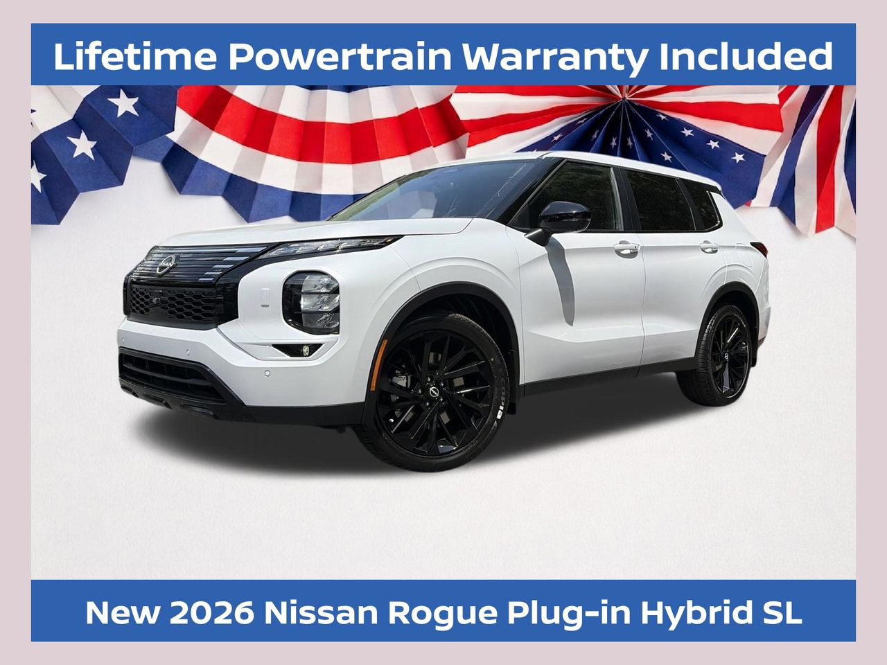 Alpine Frost 2026 Nissan Rogue Plug-In Hybrid SUV / Crossover All-Wheel Drive 1-Speed Automatic